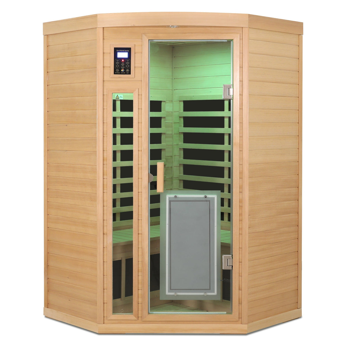 2-Person Low EMF Far Infrared Corner Sauna