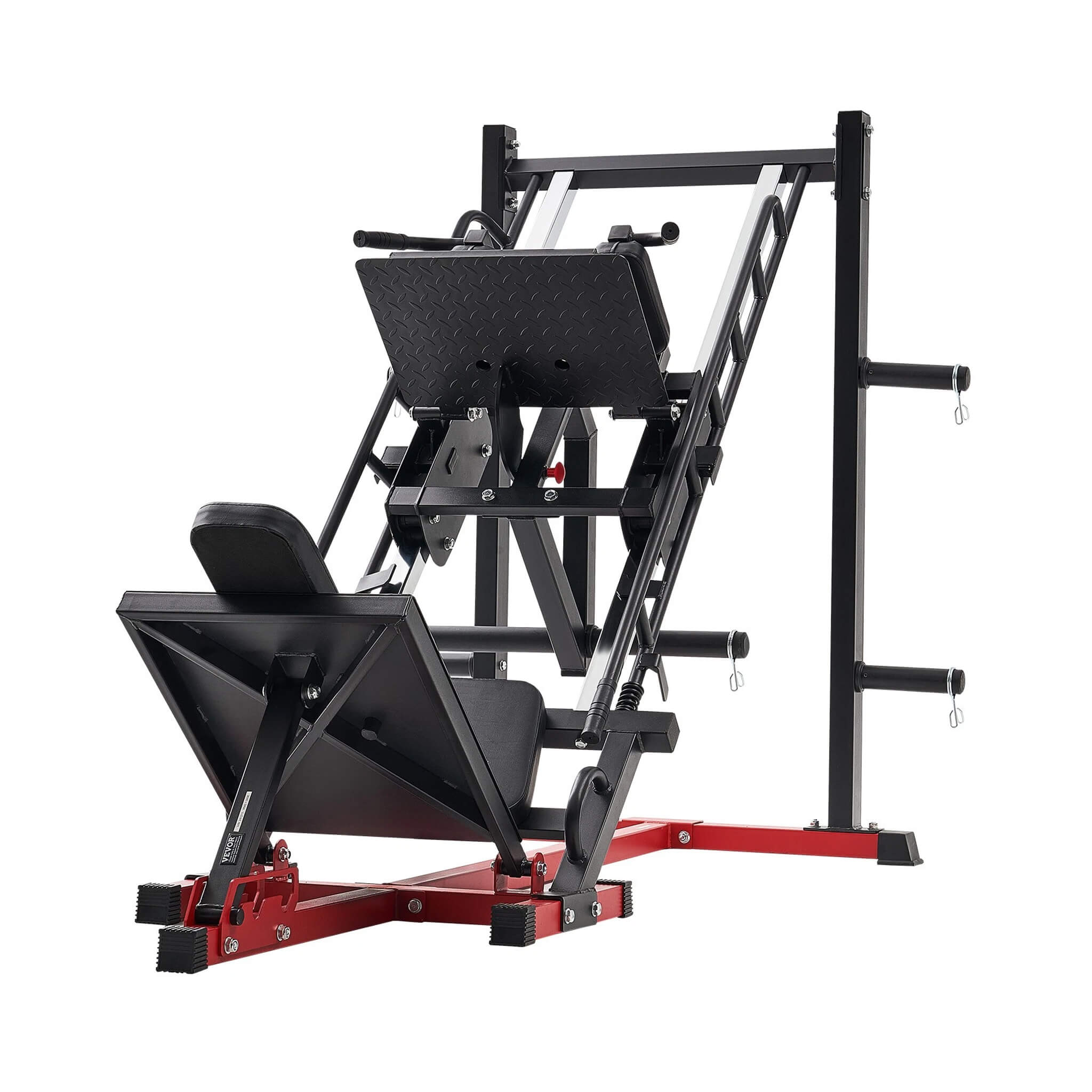 Rovix 2000 lb Adjustable Leg Press & Hack Squat Machine for Home Gym Workouts