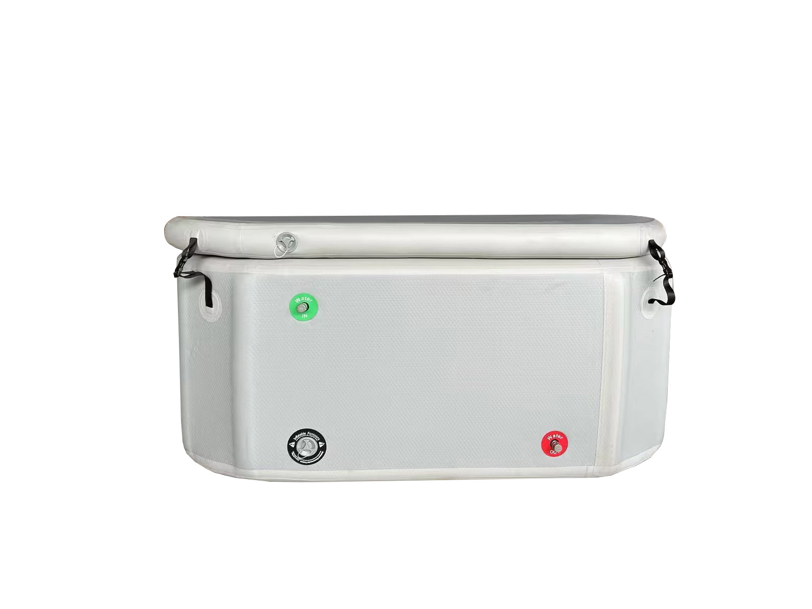 Fully Inflatable Ice Bath Tub with Insulated Lid – 300L Cold Plunge