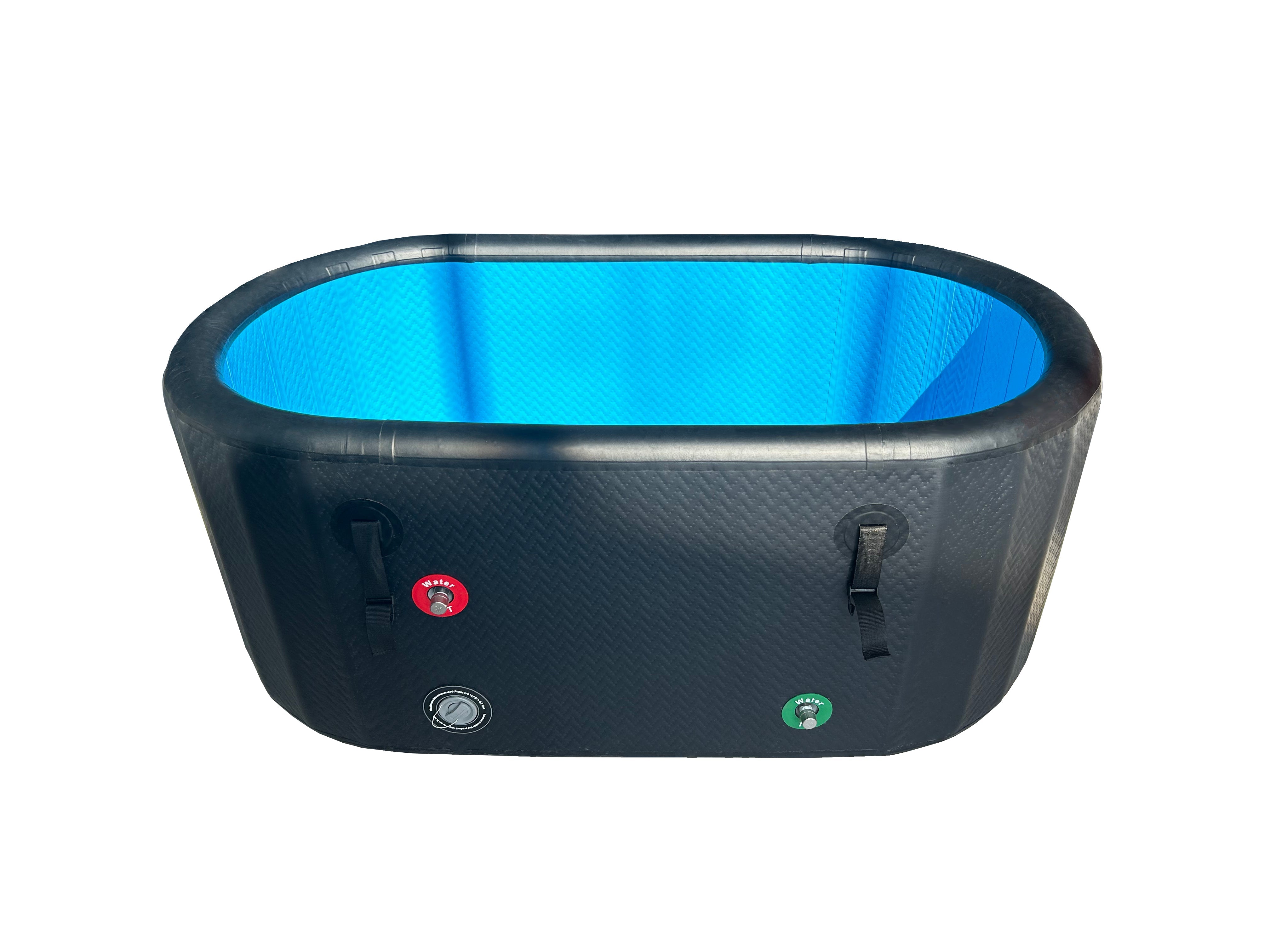 Fully Inflatable Ice Bath Tub with Insulated Lid – 300L Cold Plunge