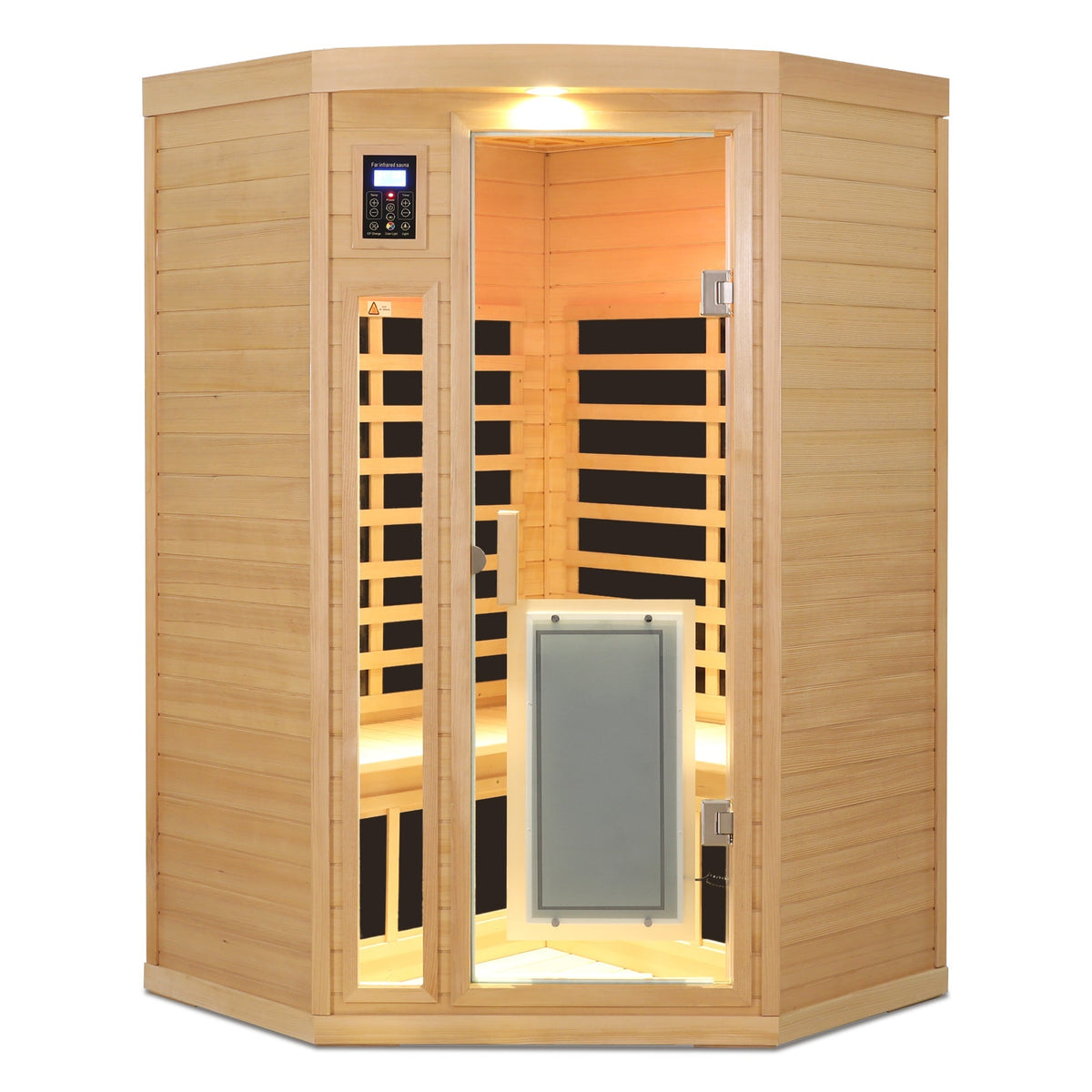 2-Person Low EMF Far Infrared Corner Sauna