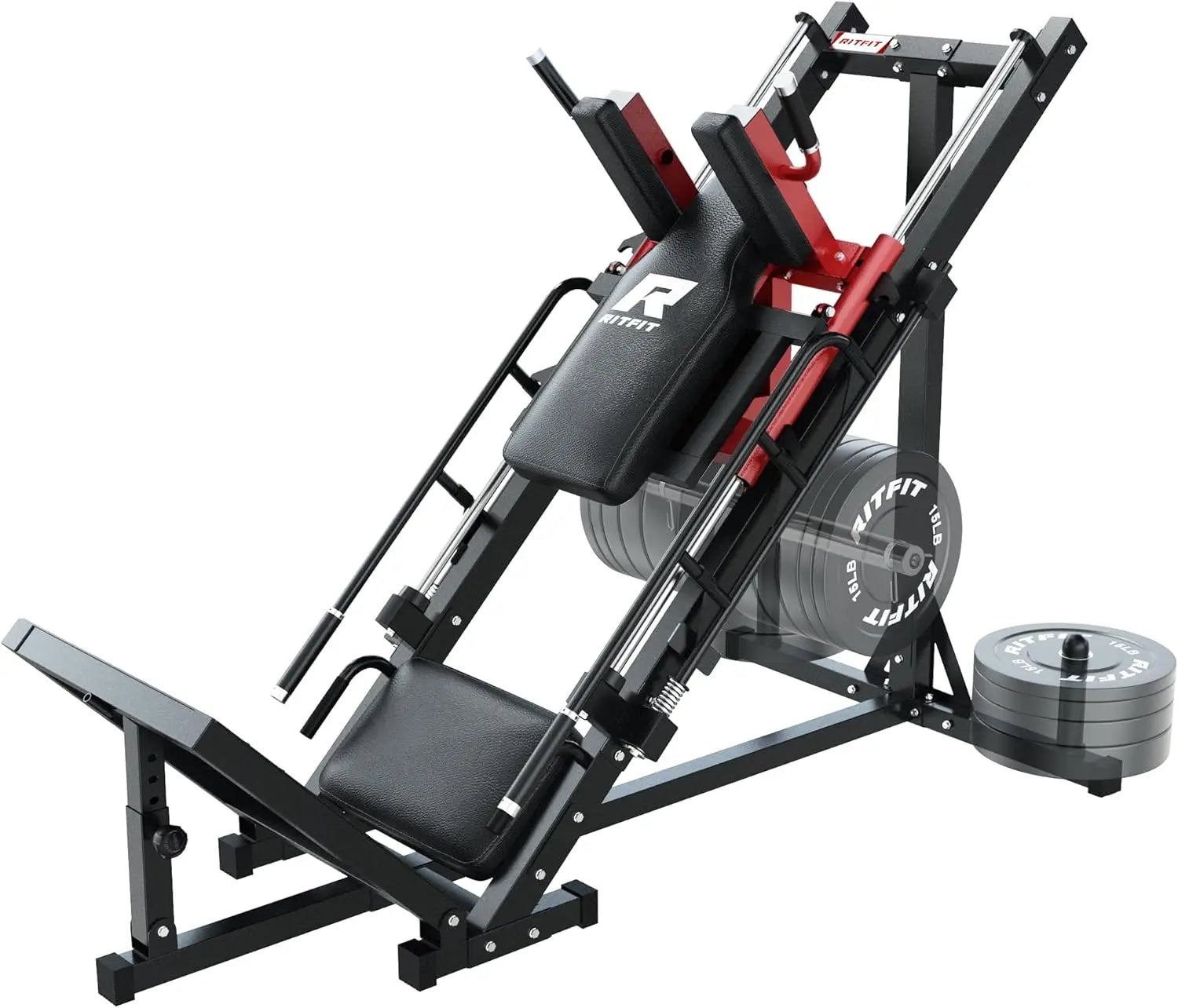 Pro-Grade Leg Press & Hack Squat Machine for Home Gym