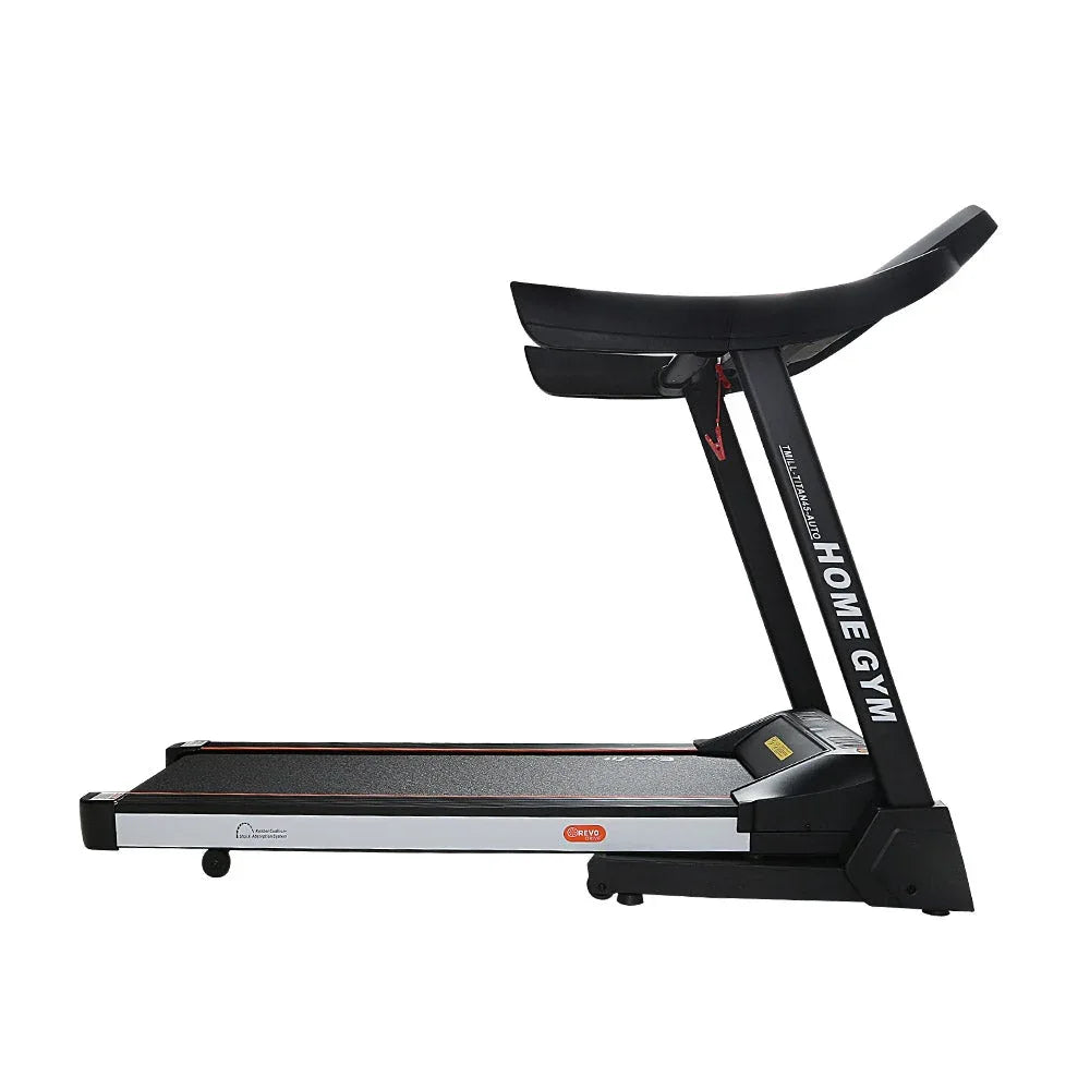 Everfit Electric Treadmill with Auto Incline – 3.5 HP Folding Home Fitness Machine