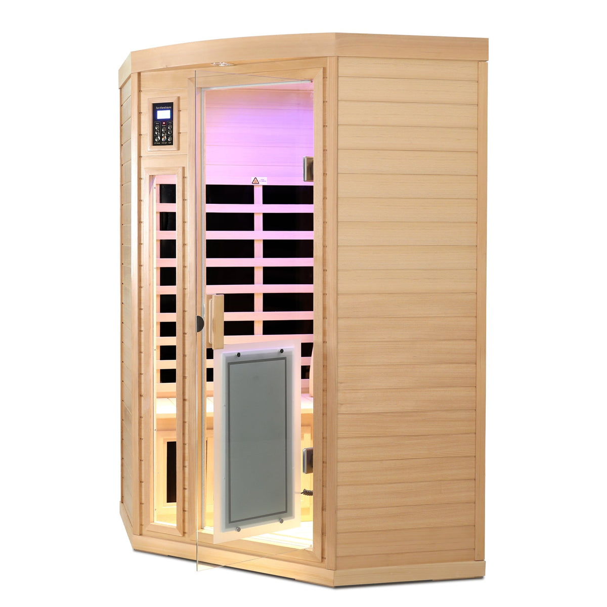 2-Person Low EMF Far Infrared Corner Sauna