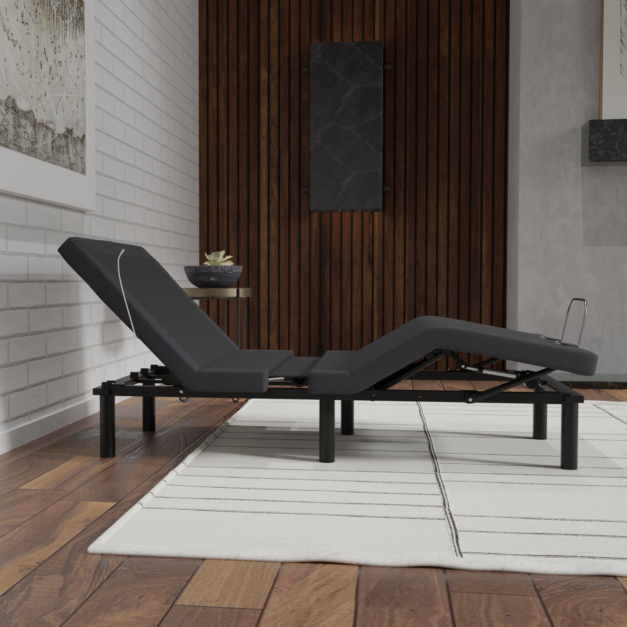 GigaTech Model G2 Adjustable Base – Twin XL with Voice Command, Glide Tech & Dual Massage