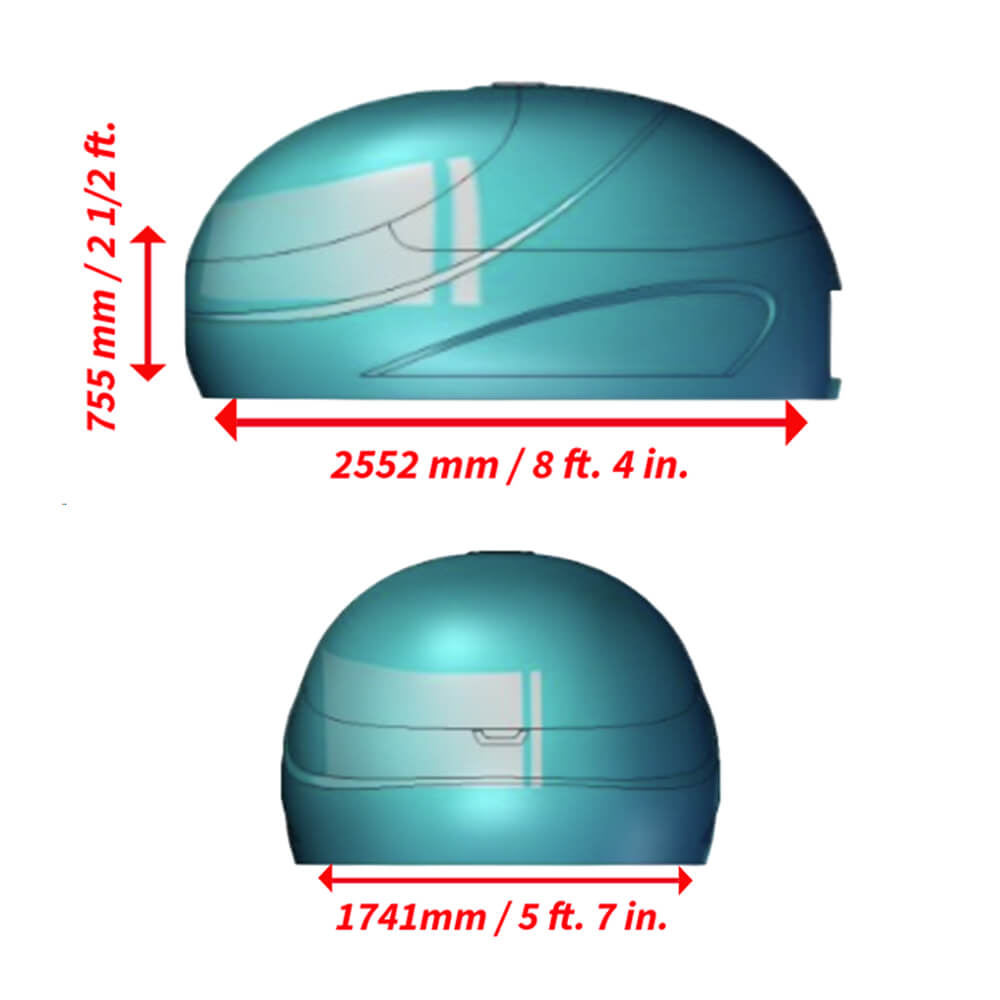 Dreampod V2 Flotation Pod | Flagship Commercial & Home | Fiberglass | Tactile Transducers | Chakra Lighting | Epsom Salt Options