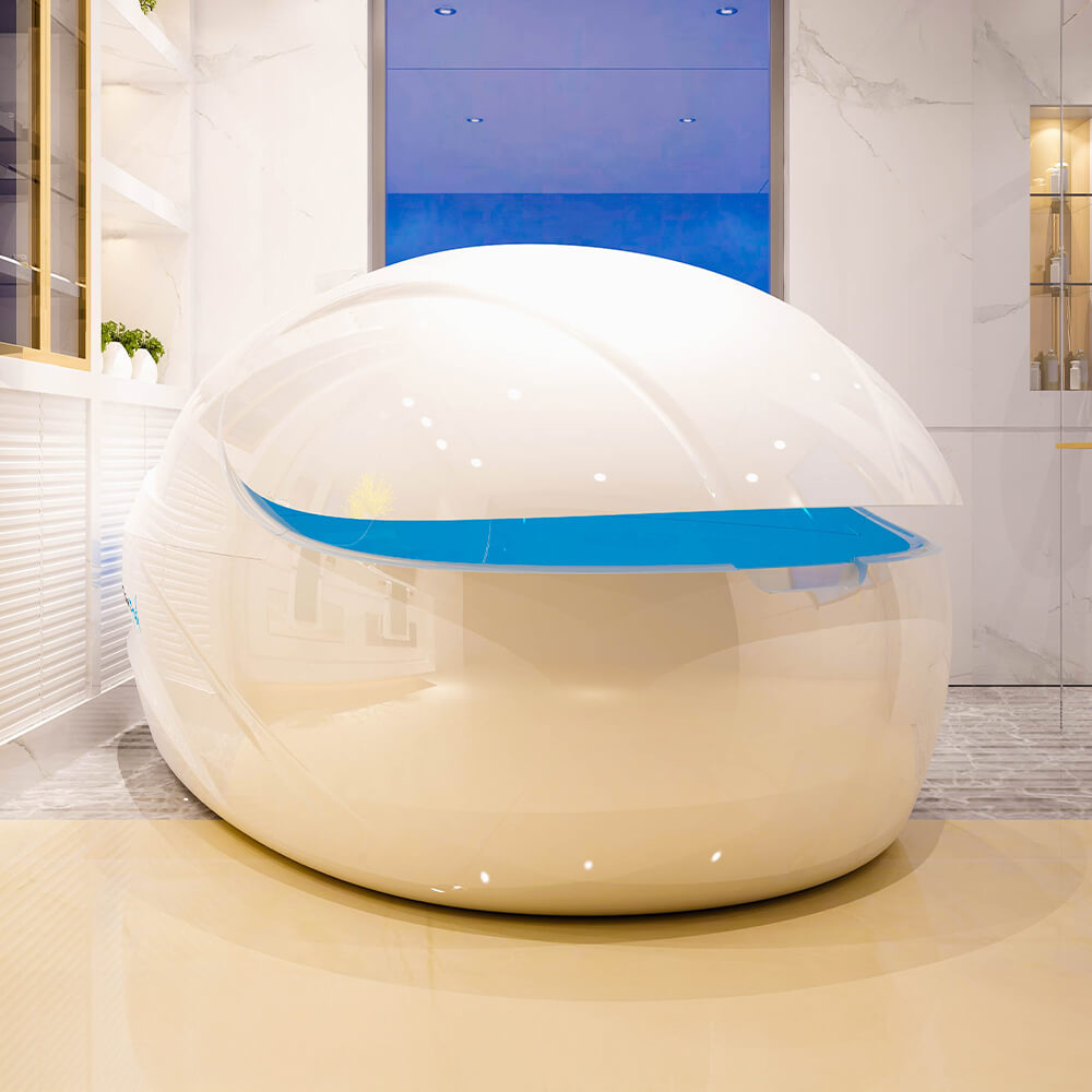 Dreampod Vmax Flotation Pod | Largest Commercial & Home Pod | Couples Float | Fiberglass | TCP/IP Control | Epsom Salt Options