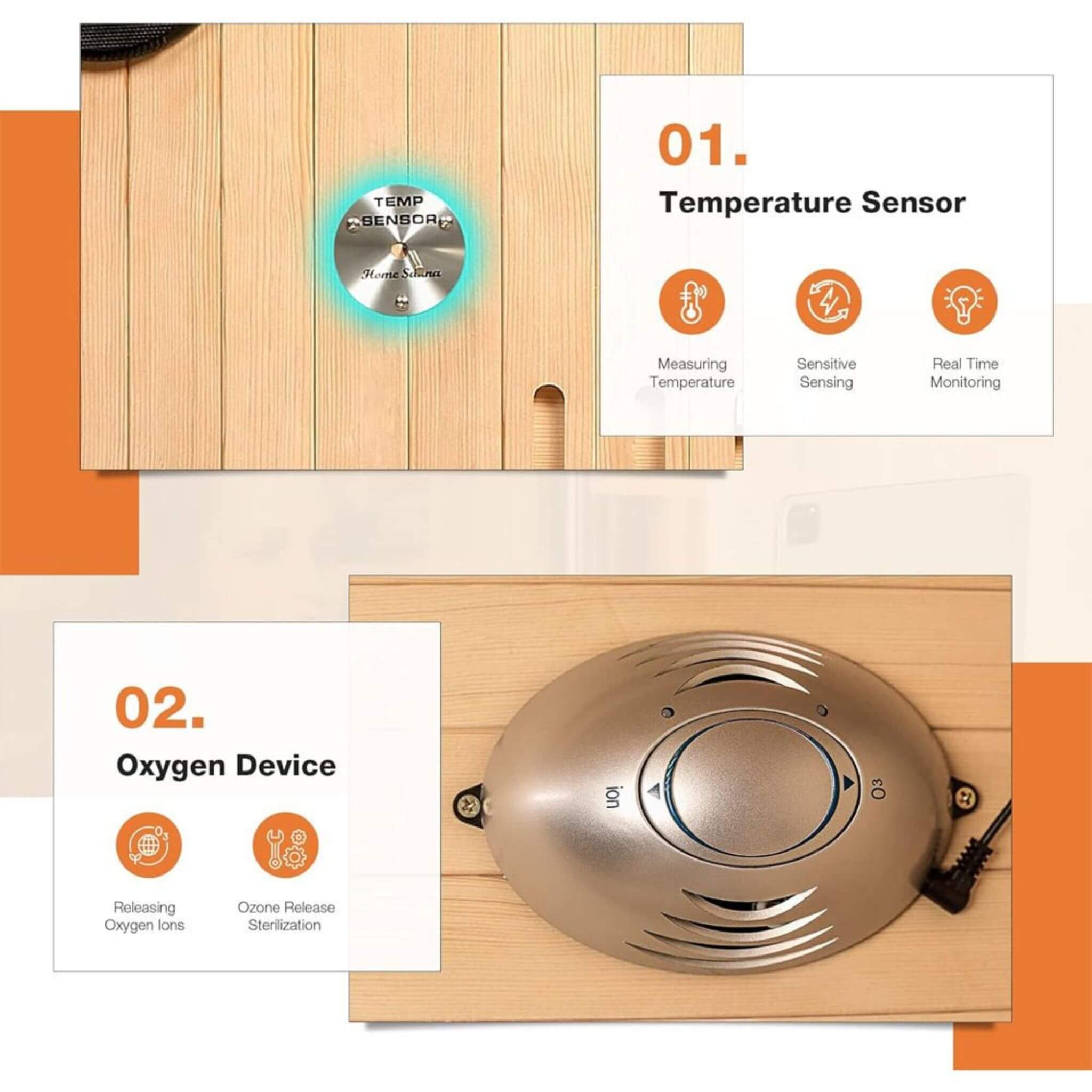 Luxury 2-Person Low EMF Far Infrared Sauna