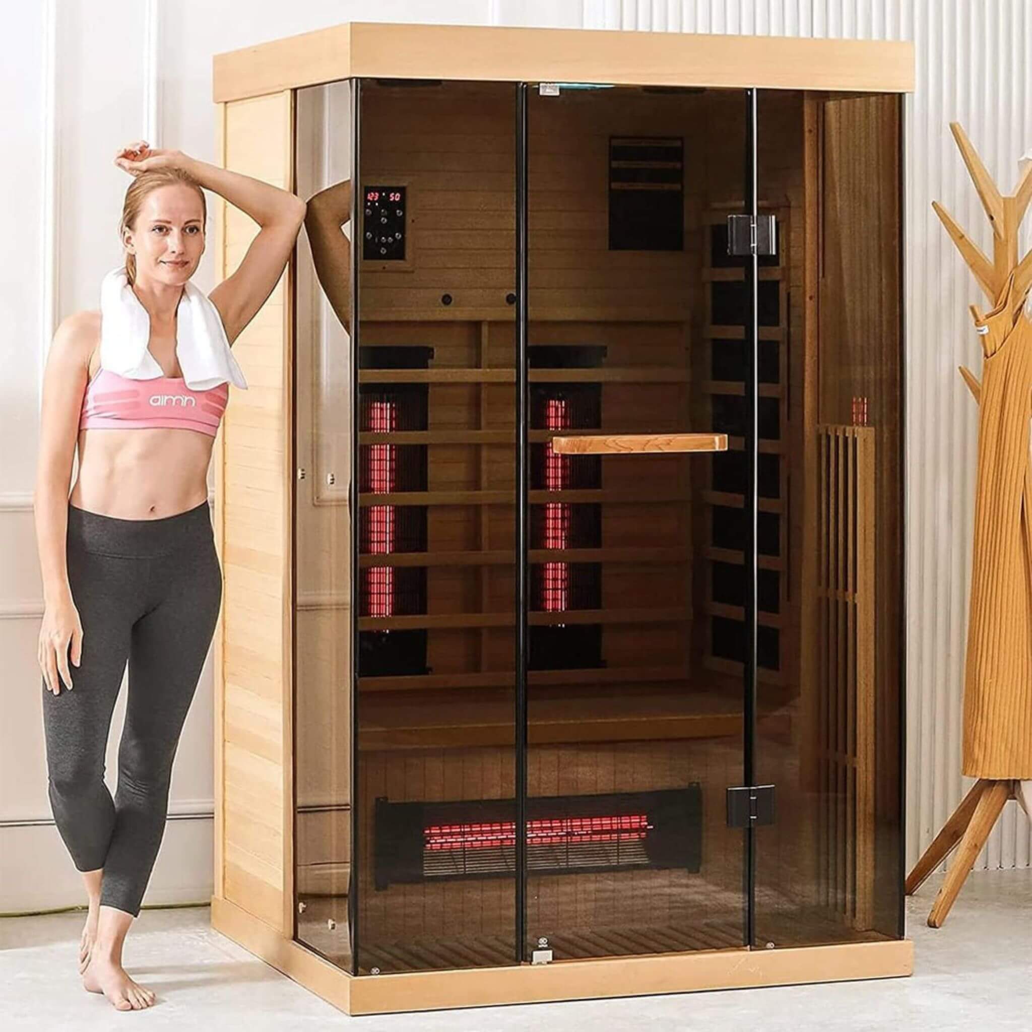 Luxury 2-Person Low EMF Far Infrared Sauna
