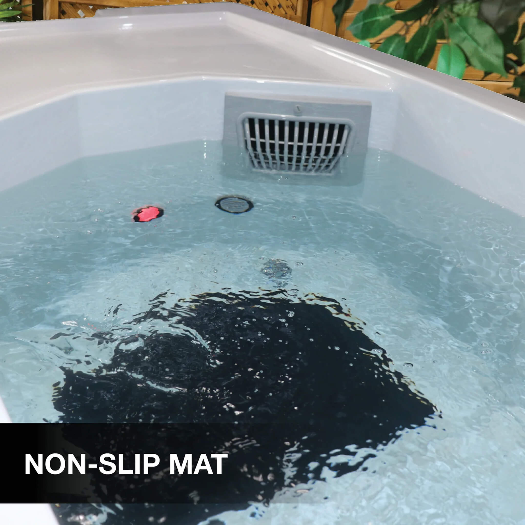 CSC 1000 Premium Cold Plunge Spa Tub | Built-In Ozone | CLIM8ZONE II Heat Pump | Multi-Color Lighting | Locking Cover