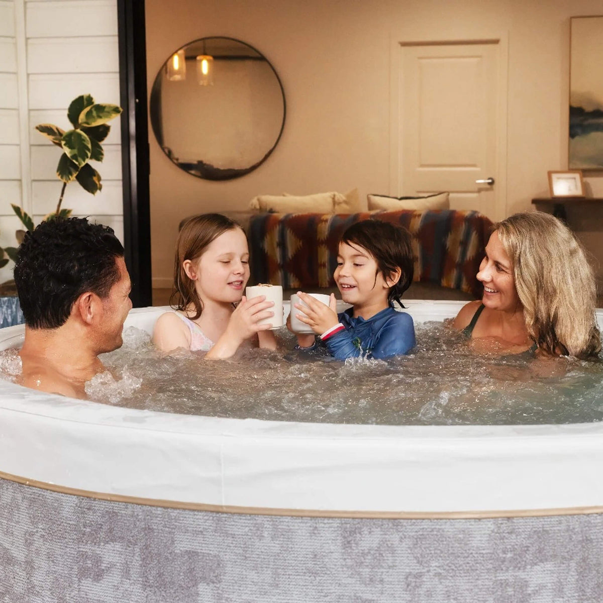 MSpa Cocoon Verto 6-Person Inflatable Hot Tub with Wi-Fi