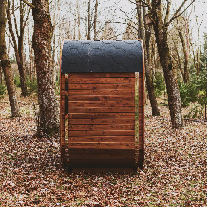 Patio Elegance MW20 Outdoor ThermoWood Sauna | Year-Round Use | Harvia Heater Options
