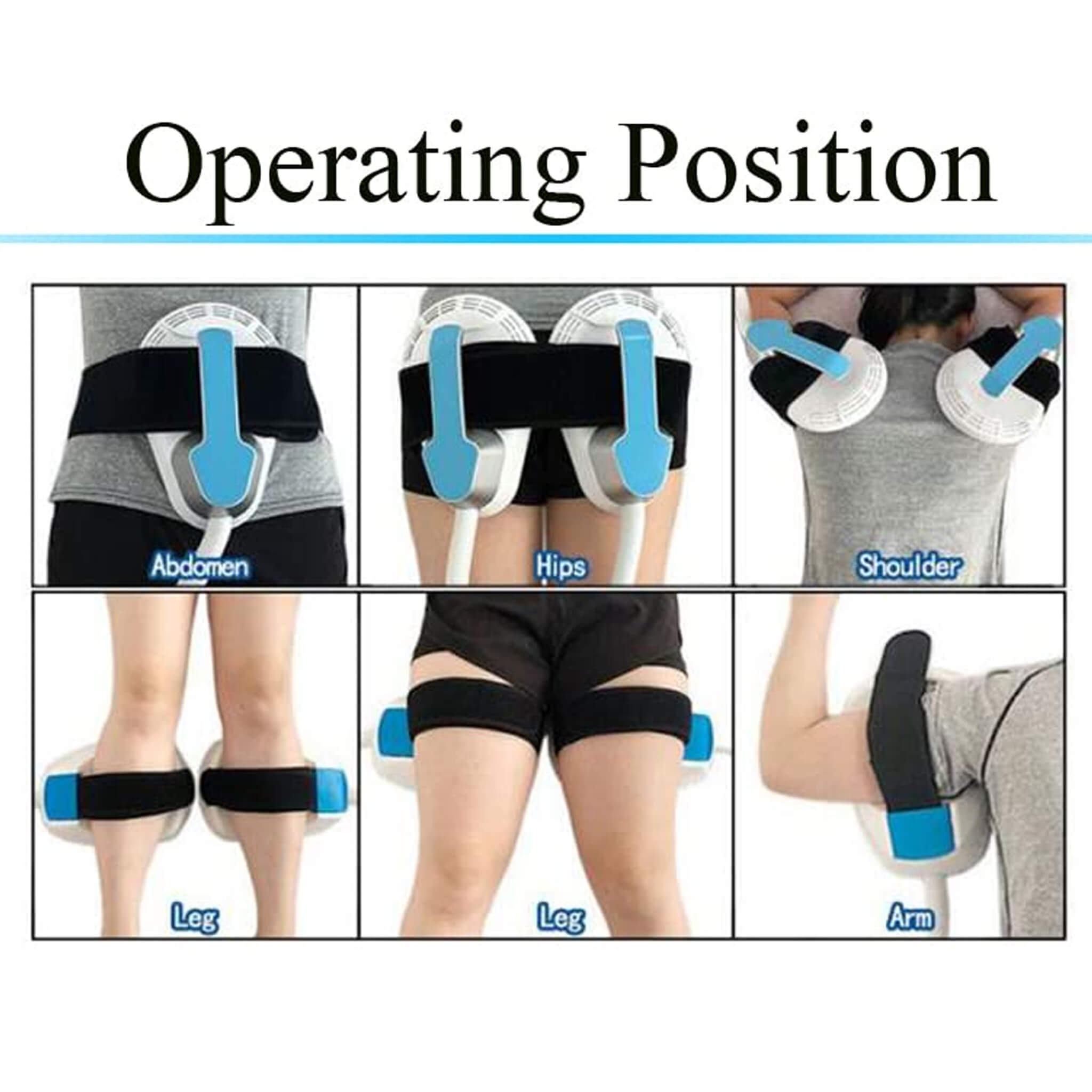 Portable 4-Handle Home Body Shaping Machine for Abdomen, Arms, Thighs & Buttocks