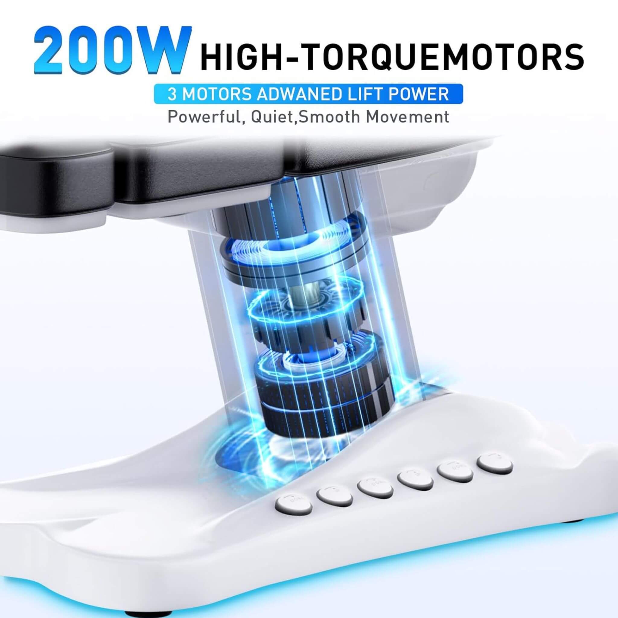 Professional Fully Electric Massage Table with Lift & Foot Pedal