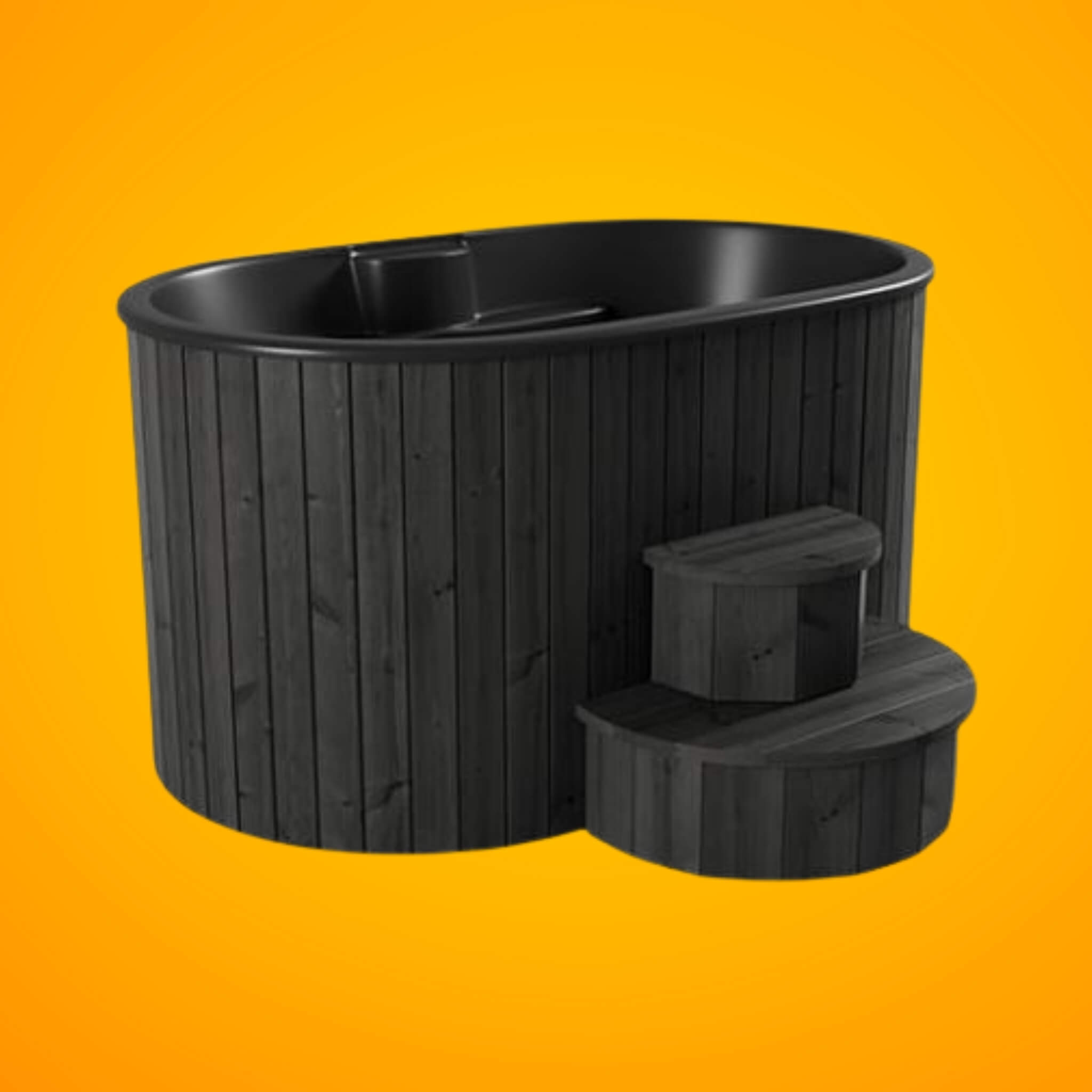 SaunaLife Model S2N/B 2-Person Outdoor Immersion Tub