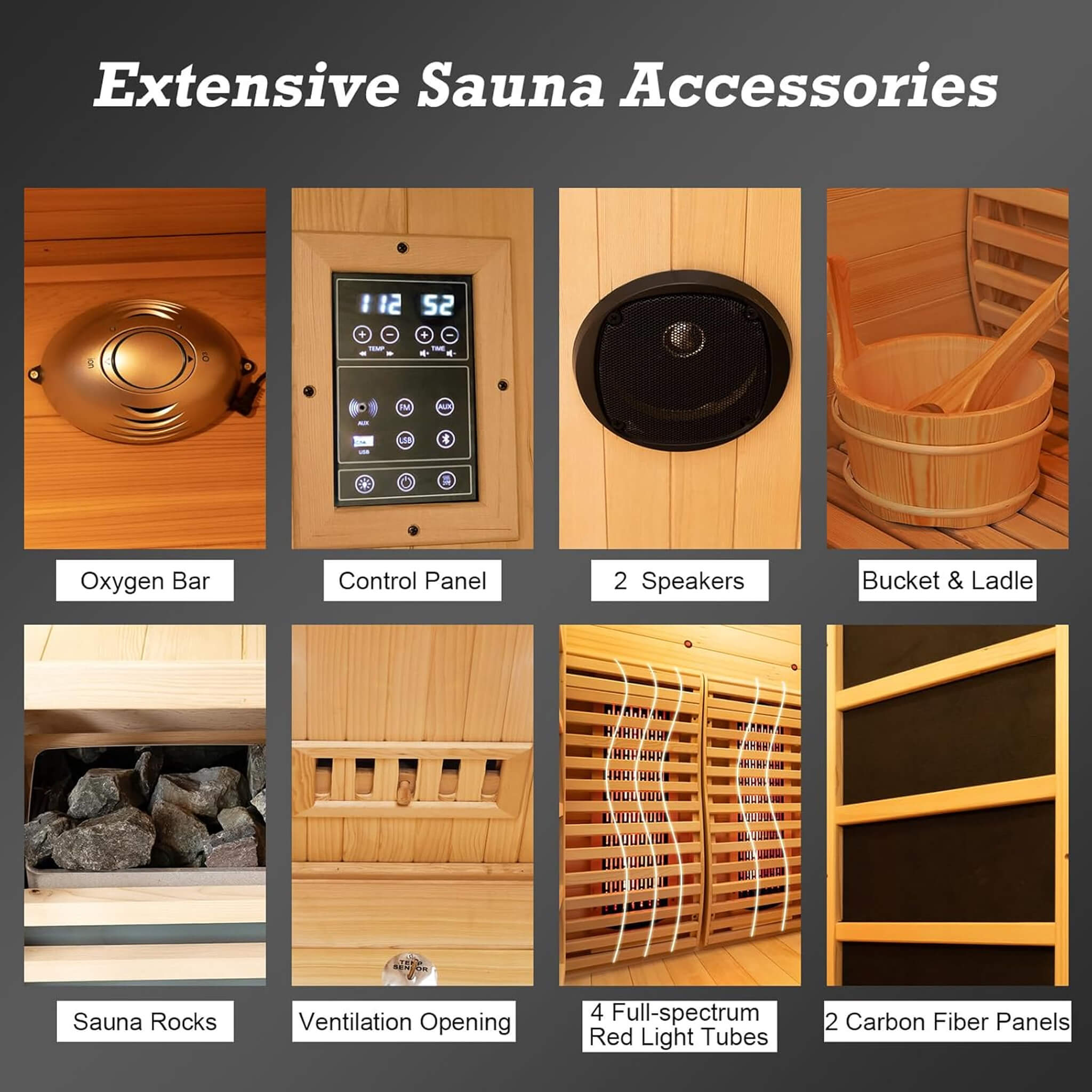 Rövia Luma 2-Person Hybrid Sauna Room