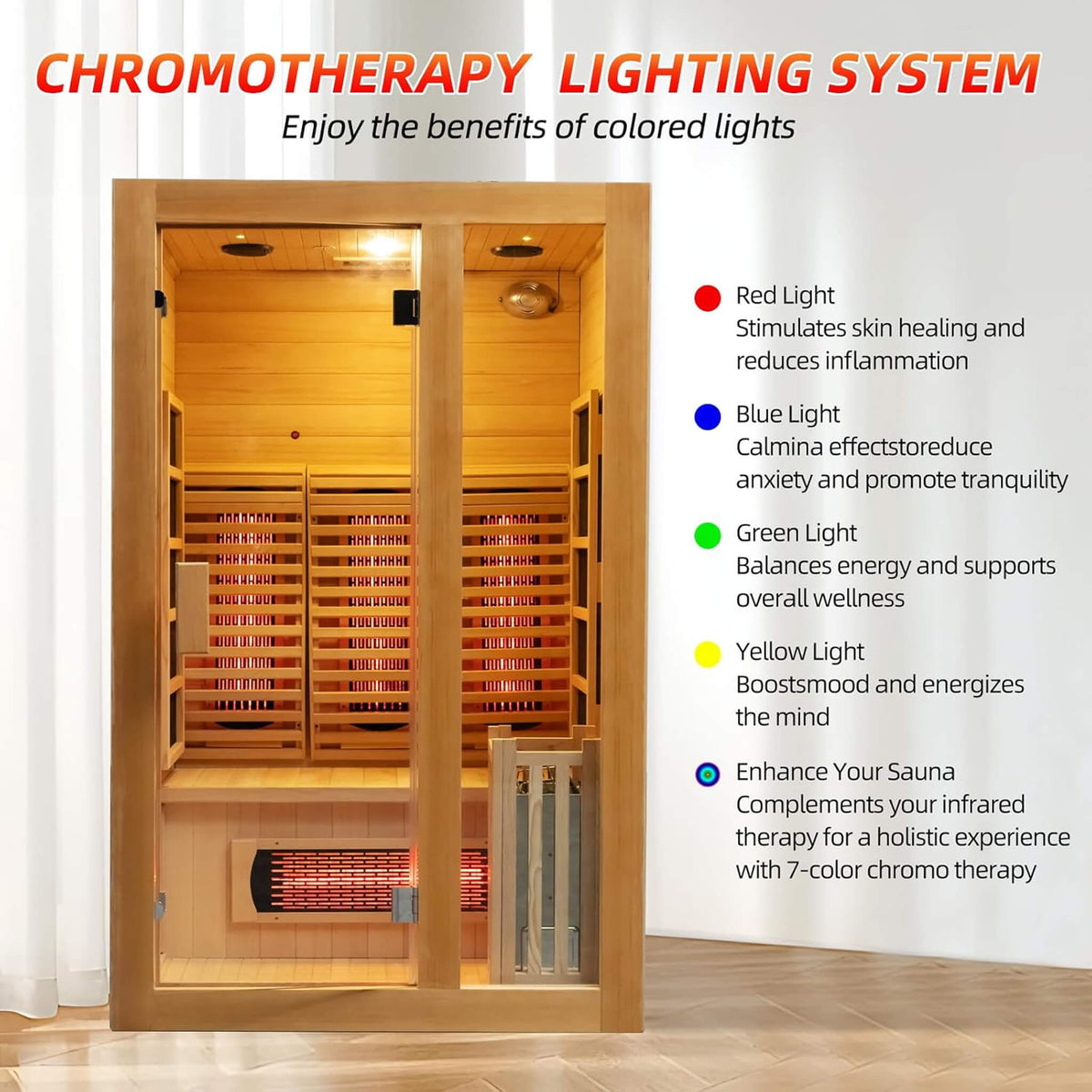 Rövia Luma 2-Person Hybrid Sauna Room