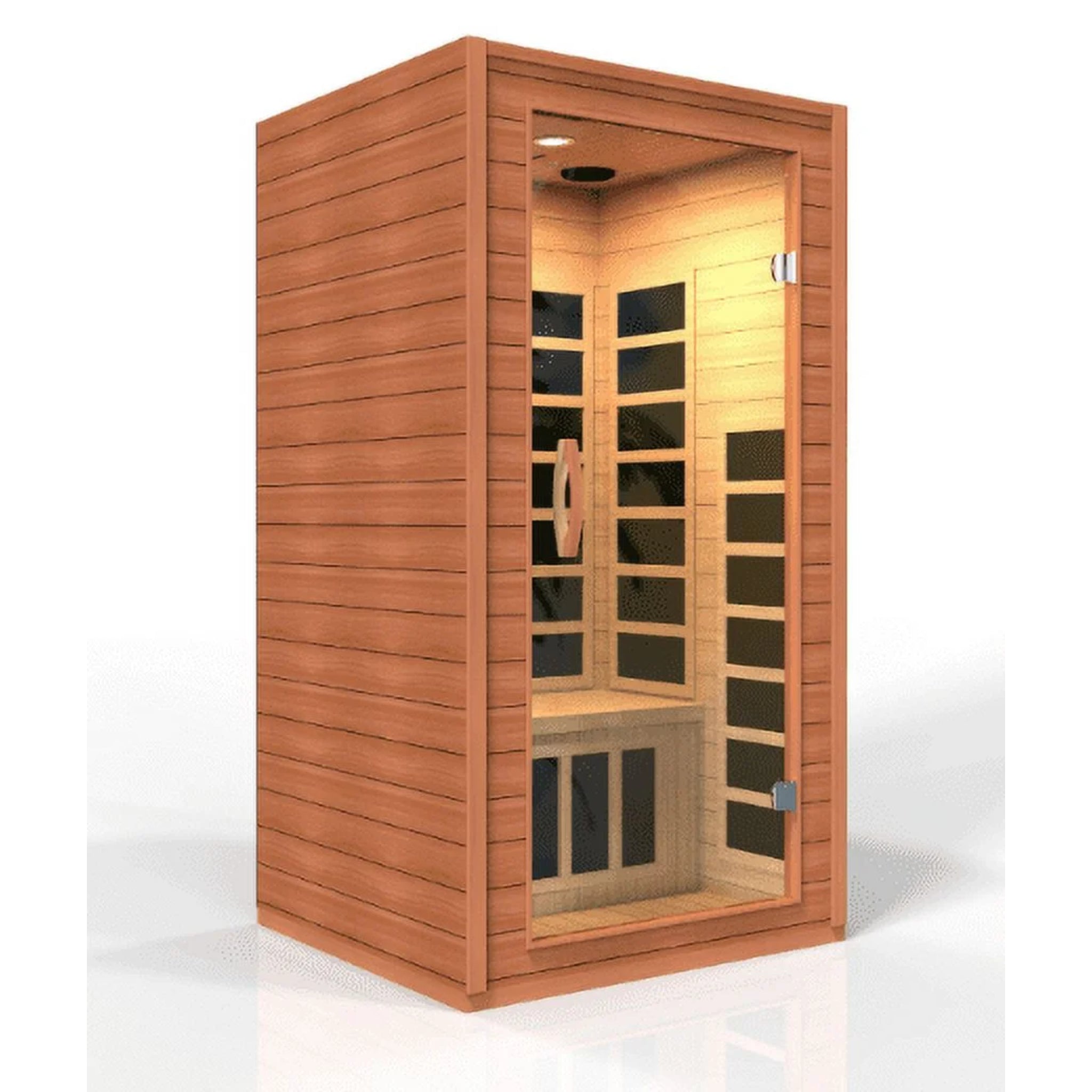 Dynamic Cordoba Elite 2-Person Ultra Low EMF (Under 3MG) FAR Infrared Sauna (Canadian Hemlock)