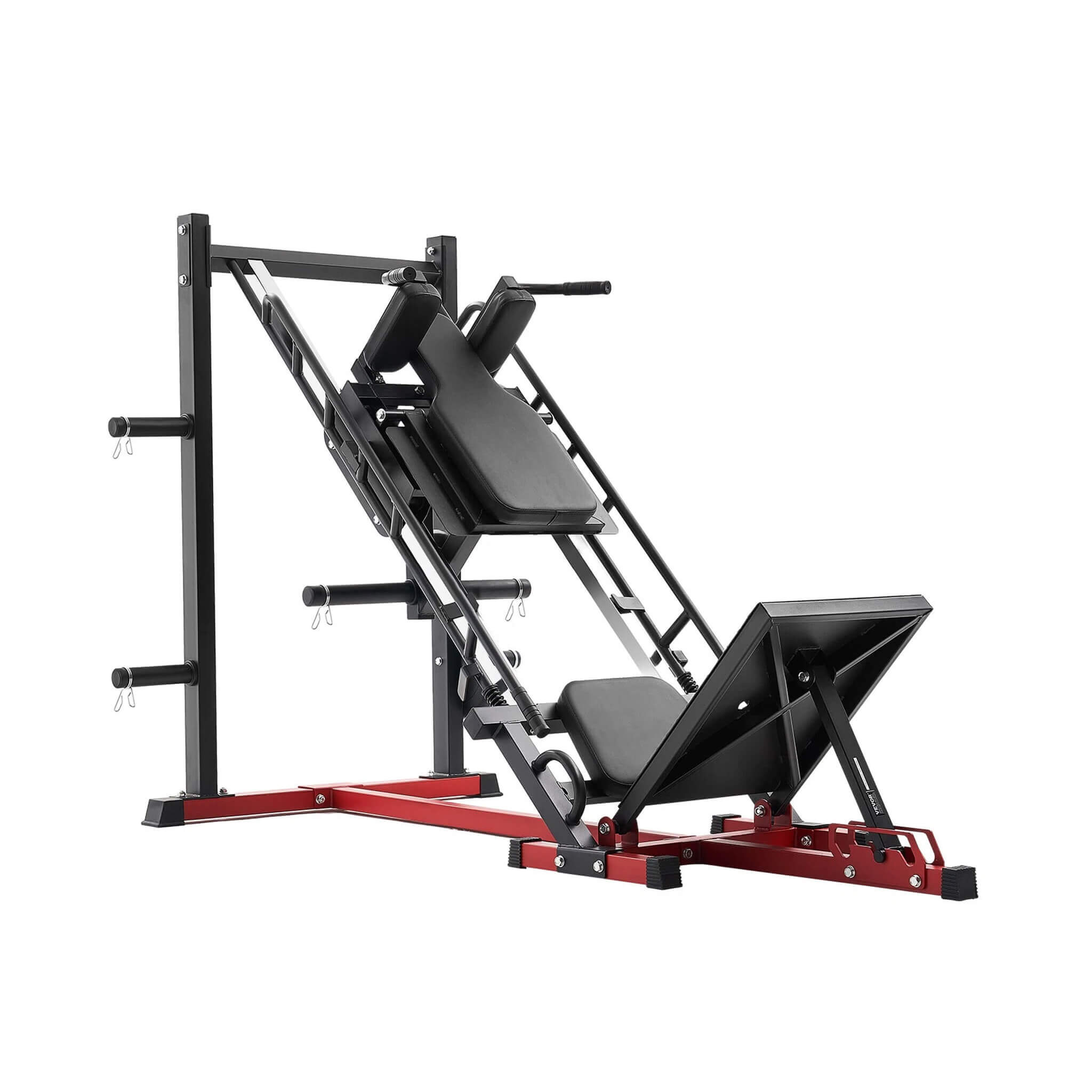 Rovix 2000 lb Adjustable Leg Press & Hack Squat Machine for Home Gym Workouts
