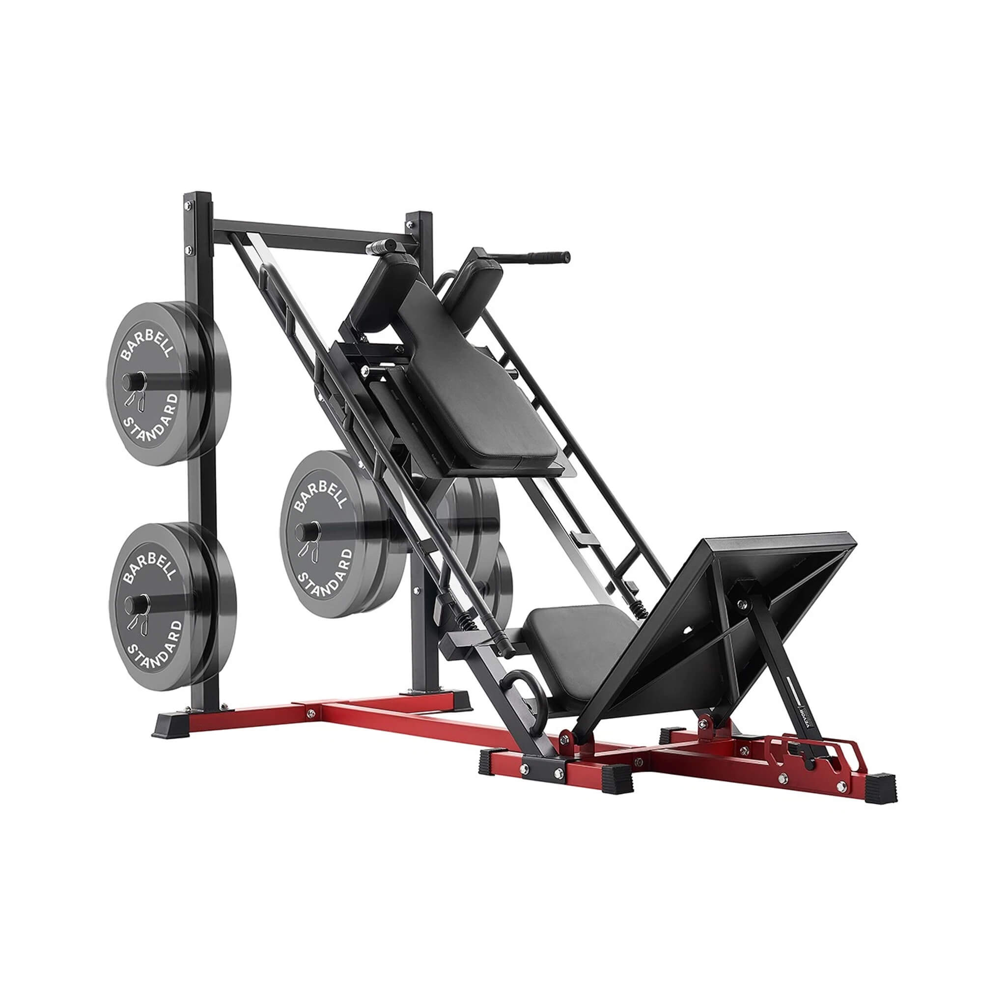 Rovix 2000 lb Adjustable Leg Press & Hack Squat Machine for Home Gym Workouts