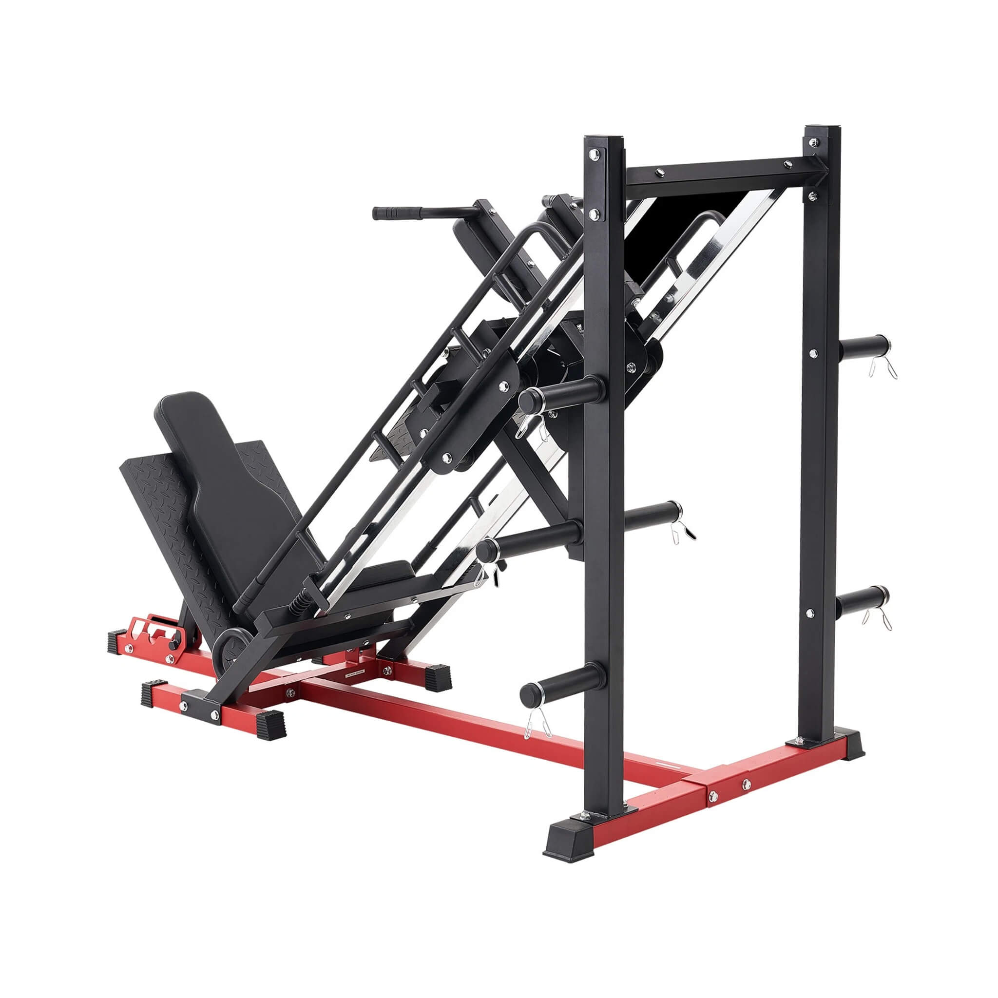 Rovix 2000 lb Adjustable Leg Press & Hack Squat Machine for Home Gym Workouts
