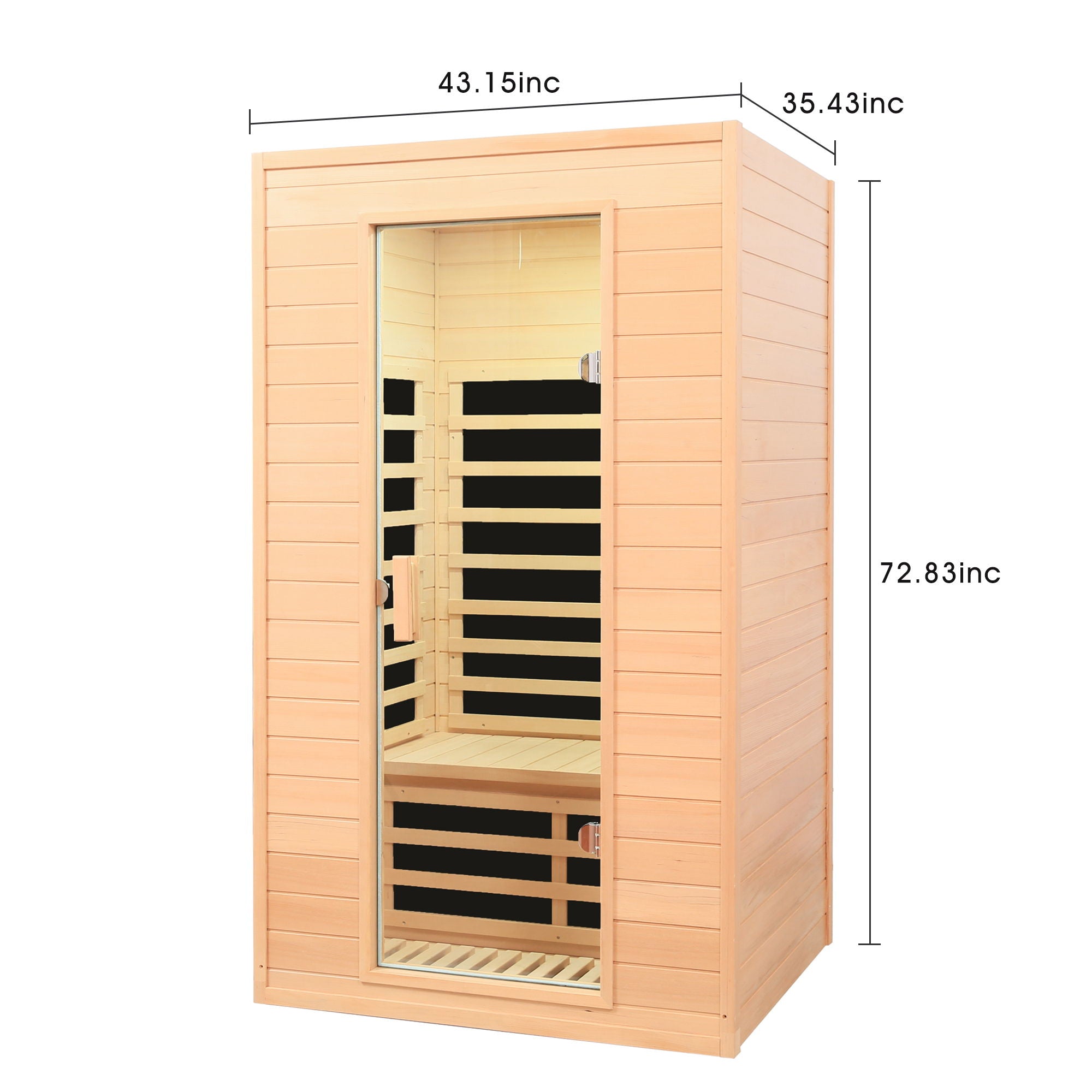 Hemlock Far Infrared Sauna – Indoor 1-Person & 2-Person Models
