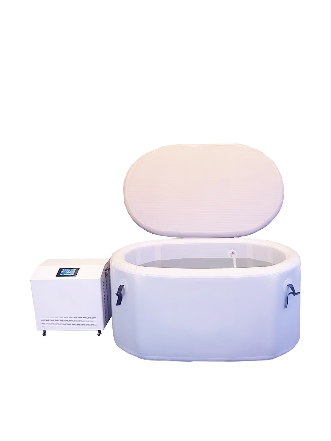 Fully Inflatable Ice Bath Tub with Insulated Lid – 300L Cold Plunge