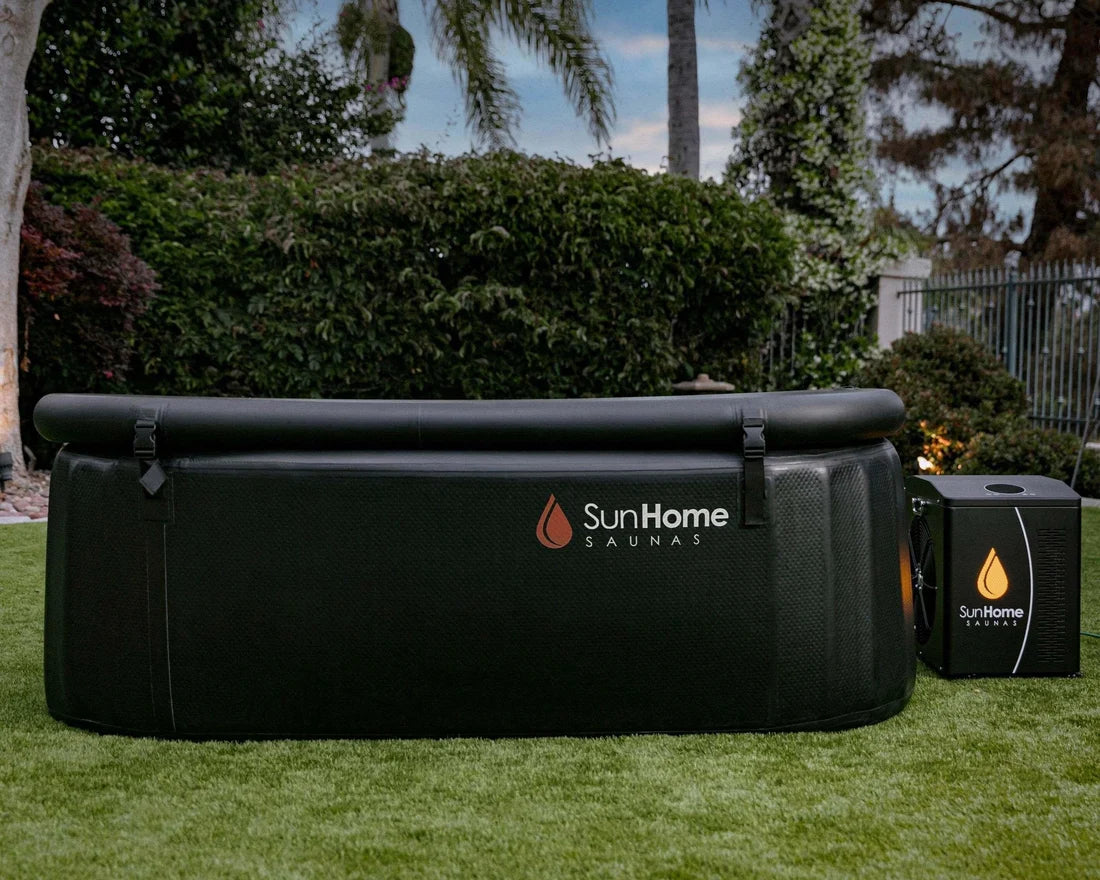 Sun Home Cold Plunge Horizontal | Smart Ice Bath Tub with 1HP Chiller