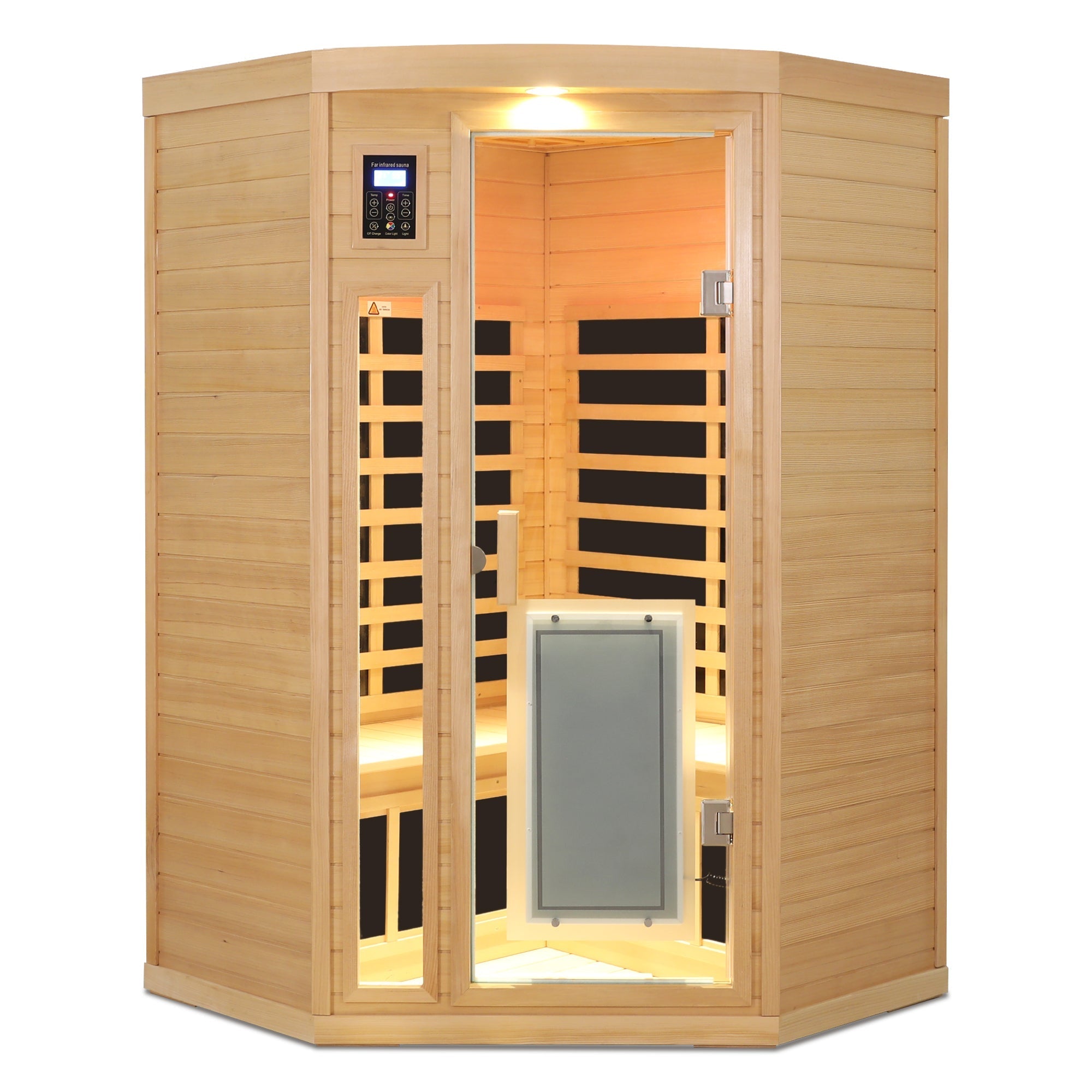 2-Person Low EMF Far Infrared Corner Sauna