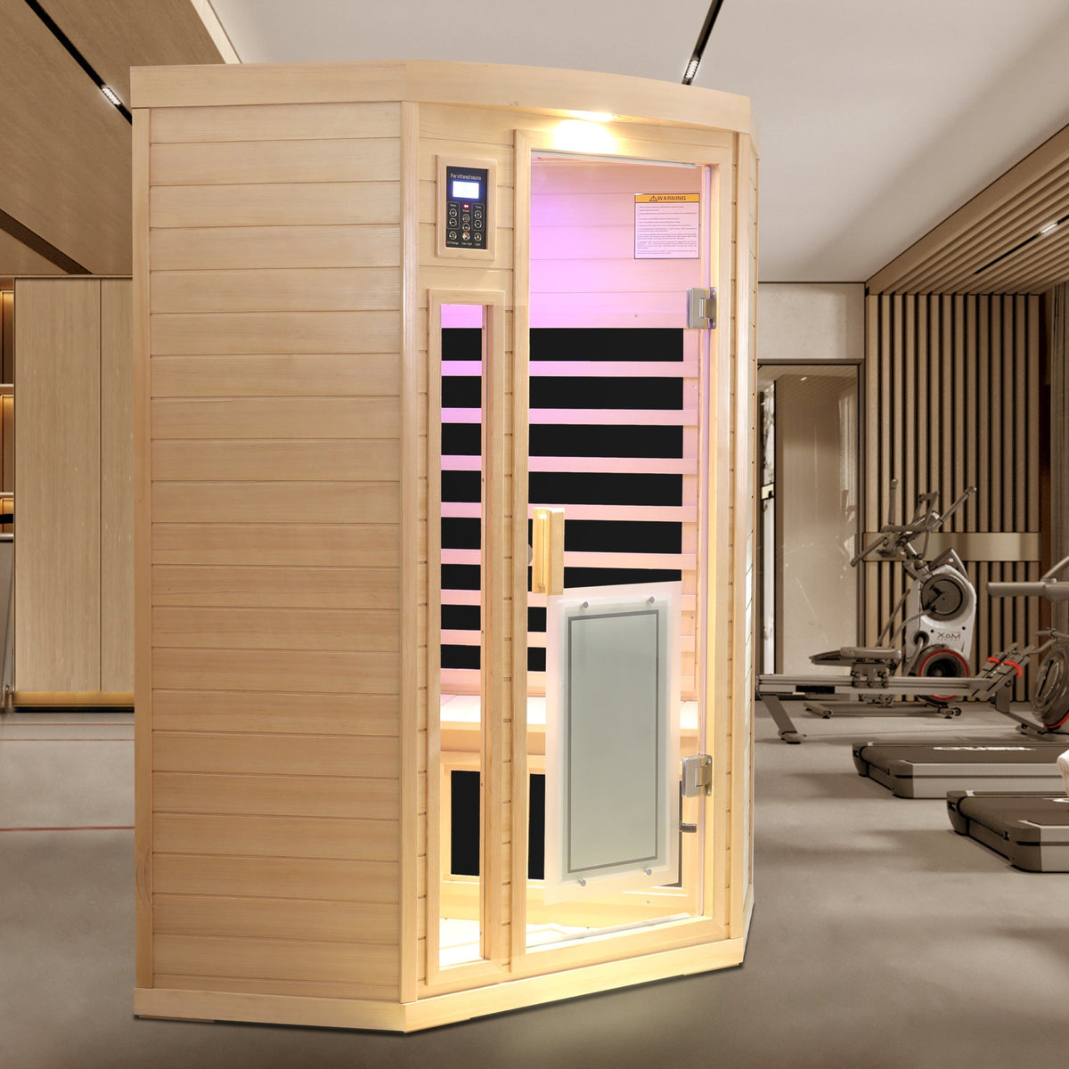 2-Person Low EMF Far Infrared Corner Sauna