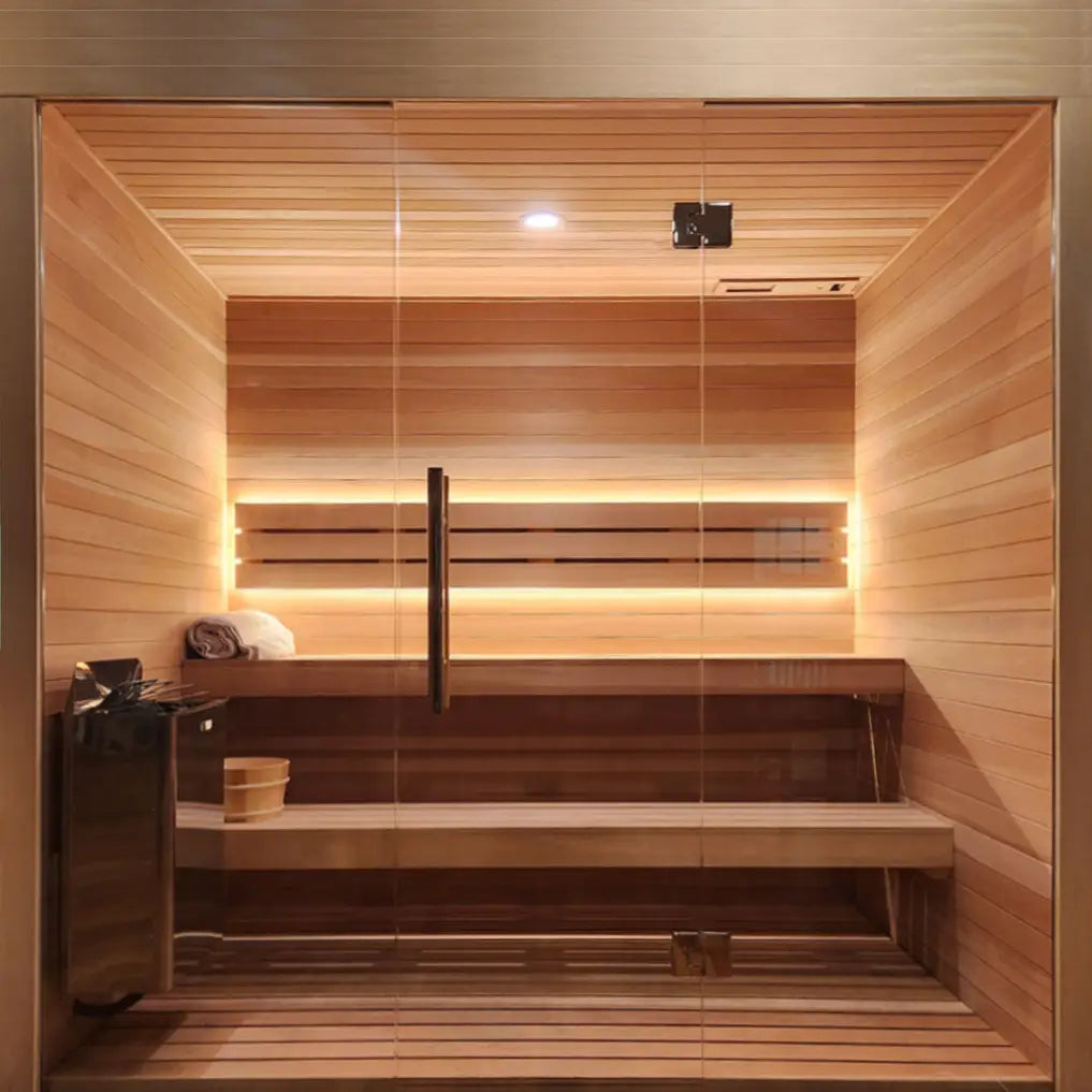 Carbon Smart Indoor Sauna Room Kit – 6' x 8' x 8'