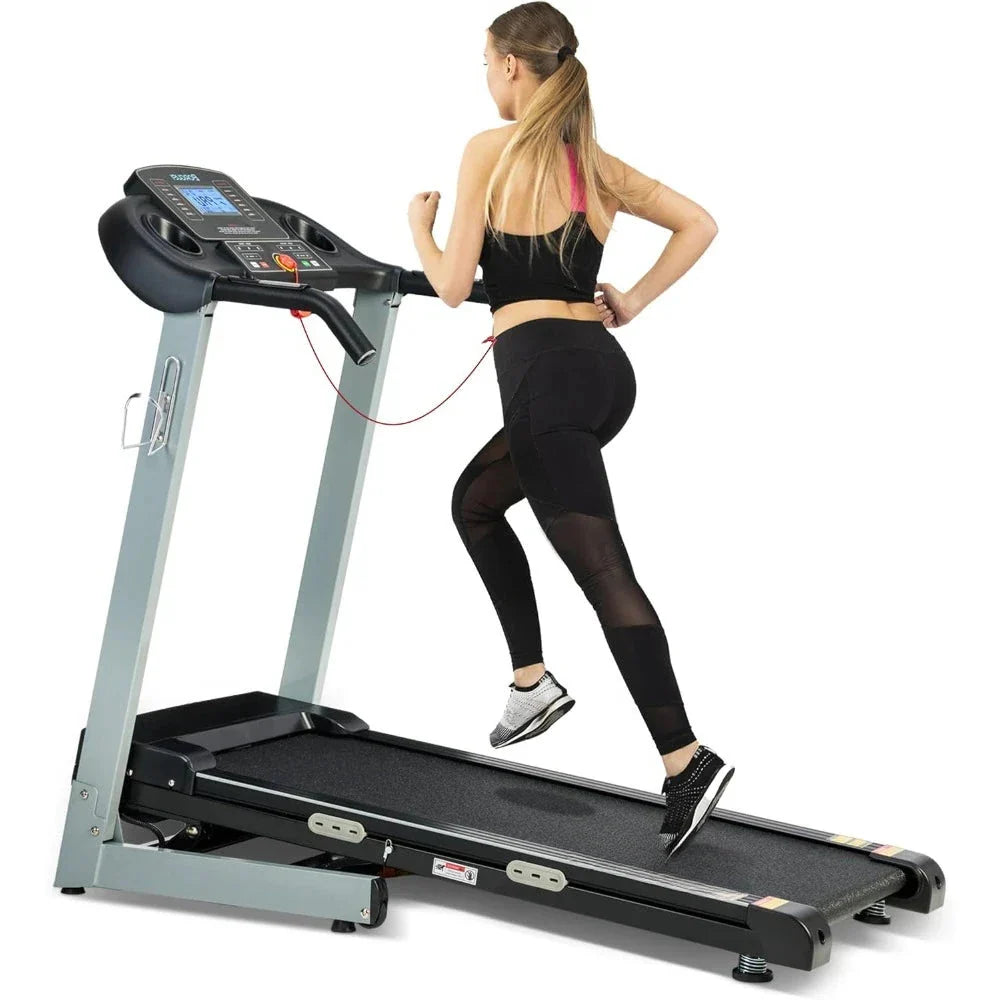 Folding Treadmill with Auto Incline – 3.0 HP Home Running Machine