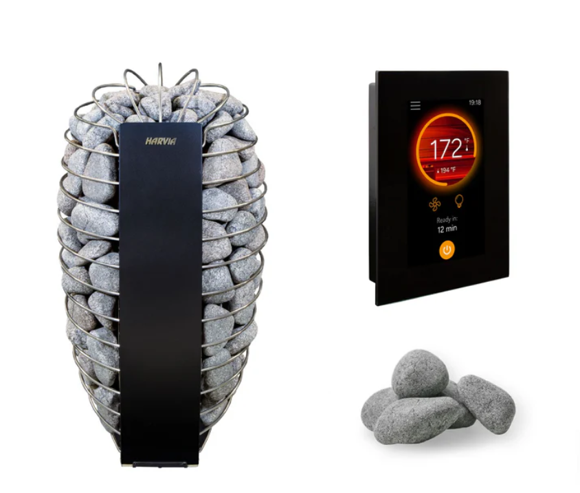Harvia Spirit Electric Sauna Heater | 6–9kW | Rocks Included | Xenio or Fenix WiFi Control | Finnish Made