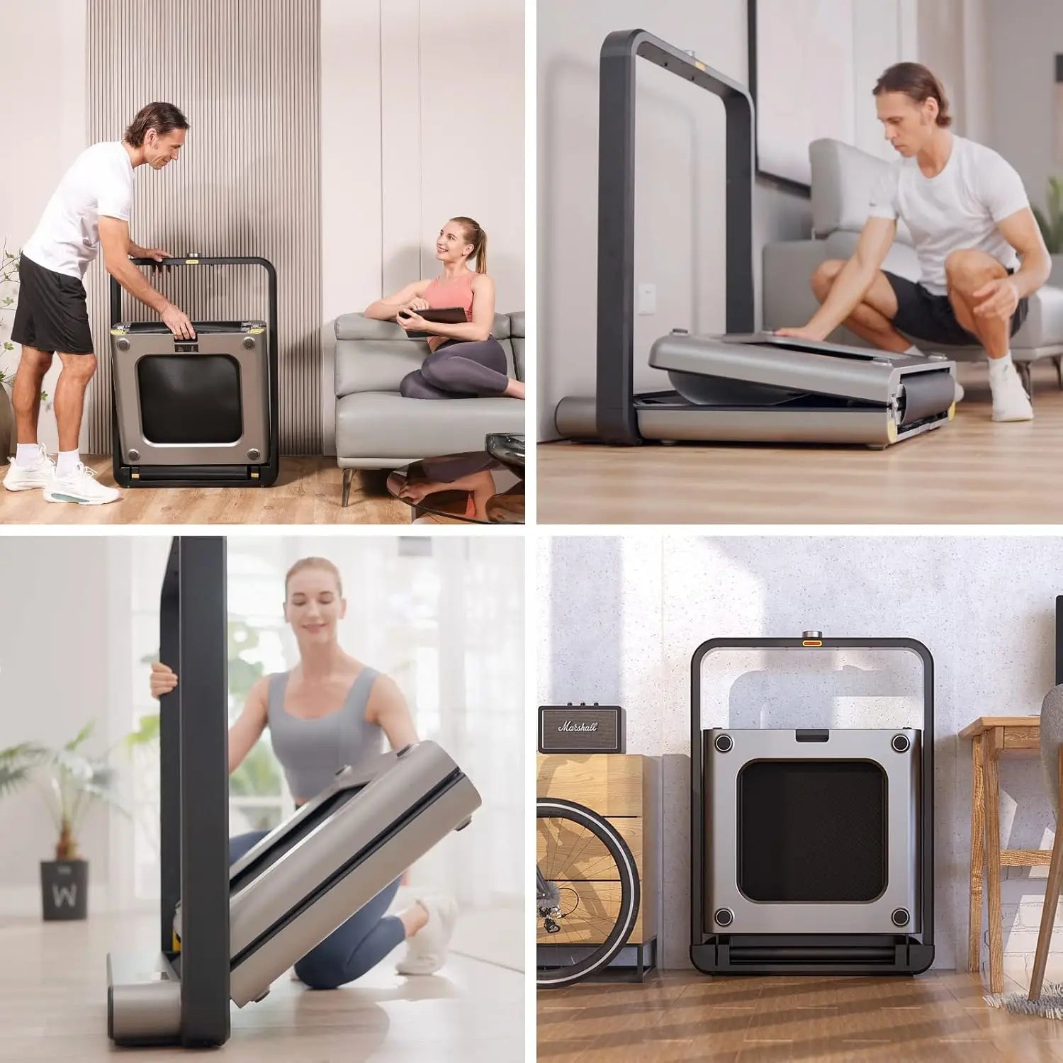 Portable Folding Treadmill for Walking, Jogging & Running at Home