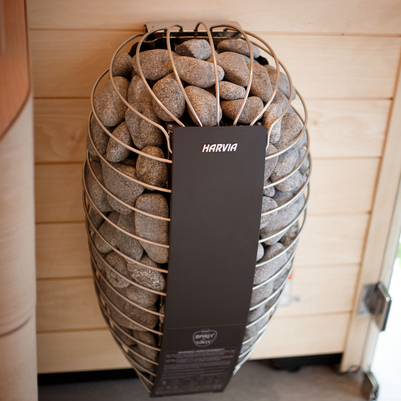 Harvia Spirit UL Certified Electric Sauna Heater with Xenio Control Panel