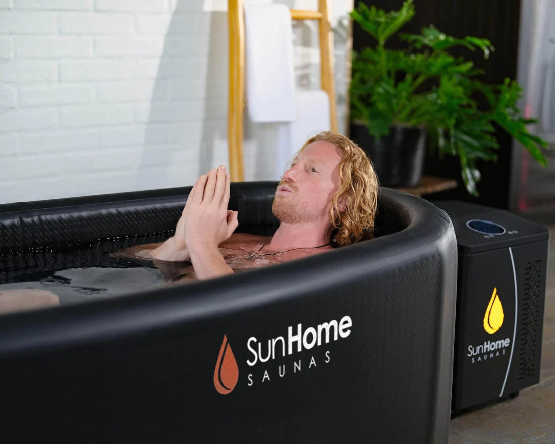 Sun Home Cold Plunge Horizontal | Smart Ice Bath Tub with 1HP Chiller
