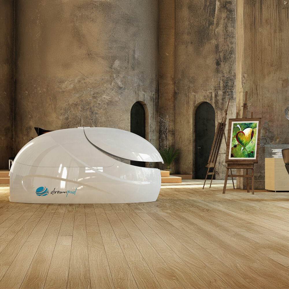 Dreampod V2 Flotation Pod | Flagship Commercial & Home | Fiberglass | Tactile Transducers | Chakra Lighting | Epsom Salt Options