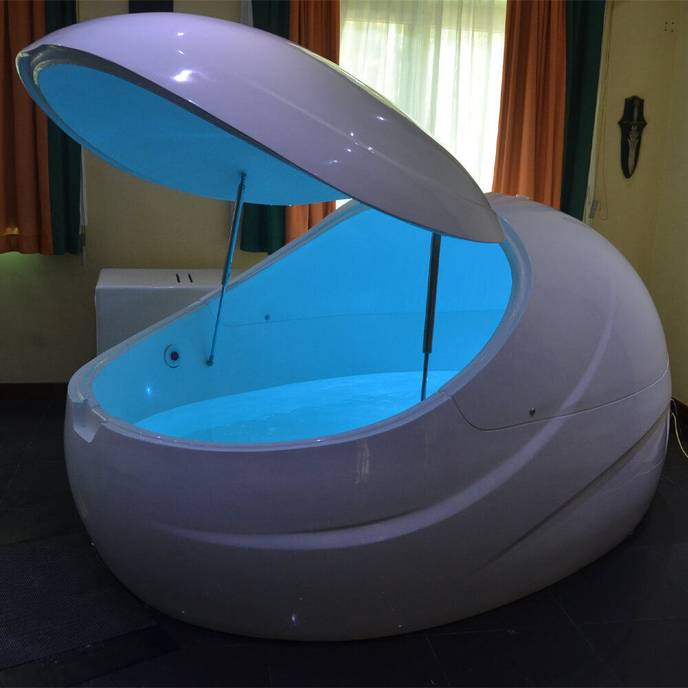 Dreampod V2 Flotation Pod | Flagship Commercial & Home | Fiberglass | Tactile Transducers | Chakra Lighting | Epsom Salt Options
