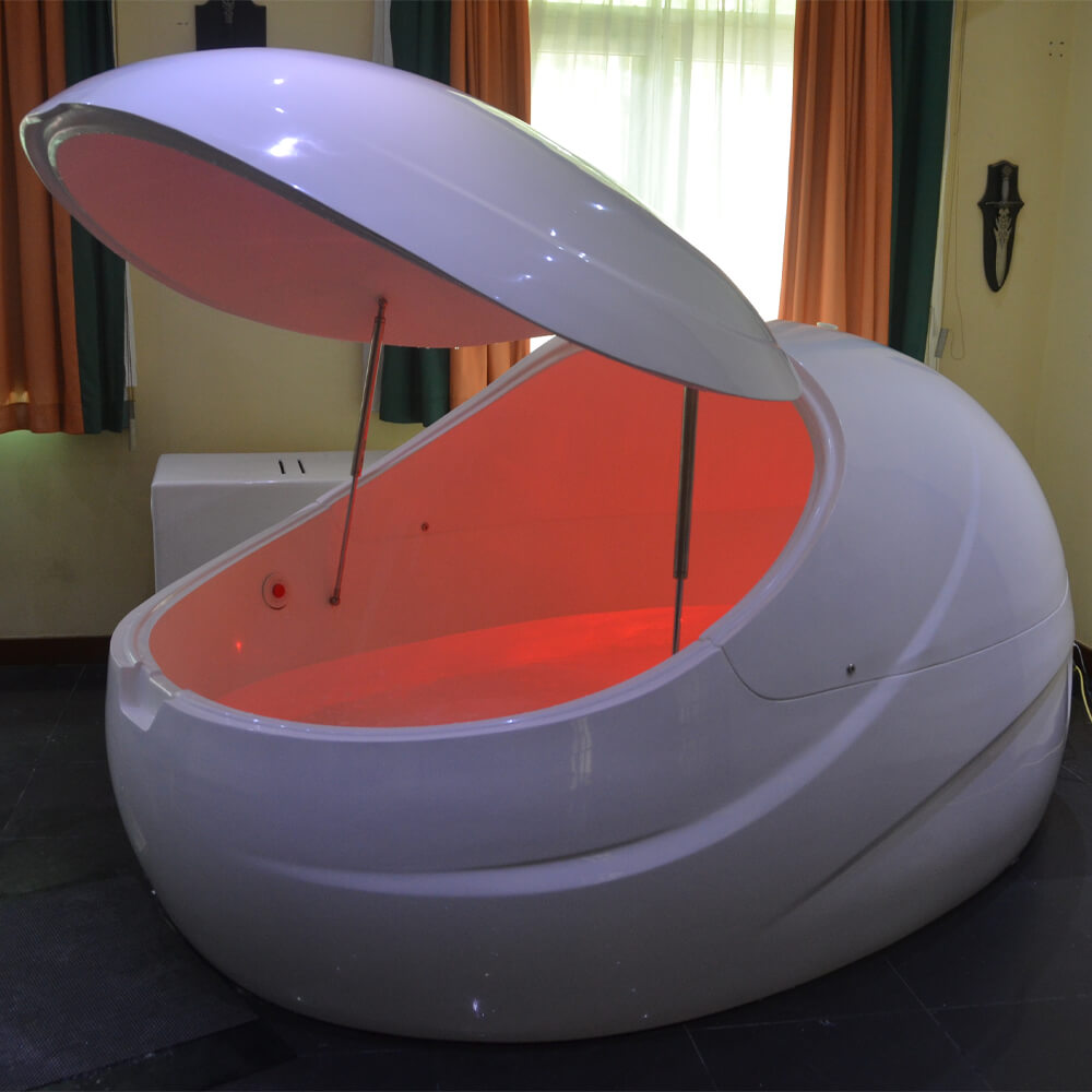 Dreampod V2 Flotation Pod | Flagship Commercial & Home | Fiberglass | Tactile Transducers | Chakra Lighting | Epsom Salt Options