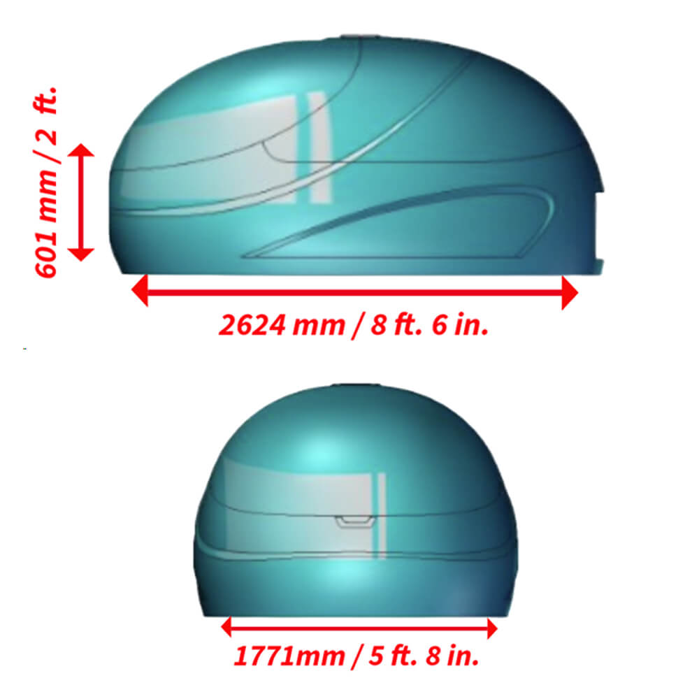 Dreampod Vmax Flotation Pod | Largest Commercial & Home Pod | Couples Float | Fiberglass | TCP/IP Control | Epsom Salt Options