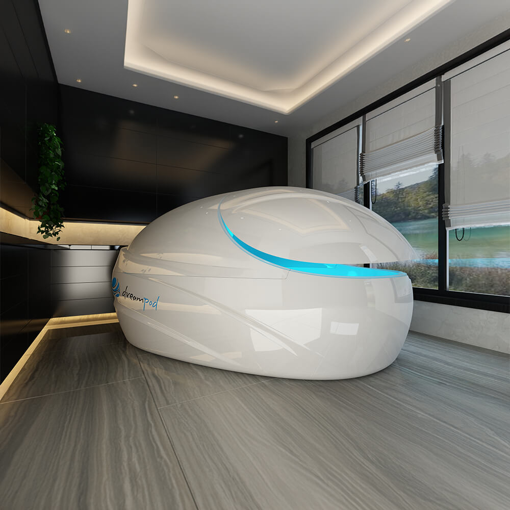 Dreampod Vmax Flotation Pod | Largest Commercial & Home Pod | Couples Float | Fiberglass | TCP/IP Control | Epsom Salt Options
