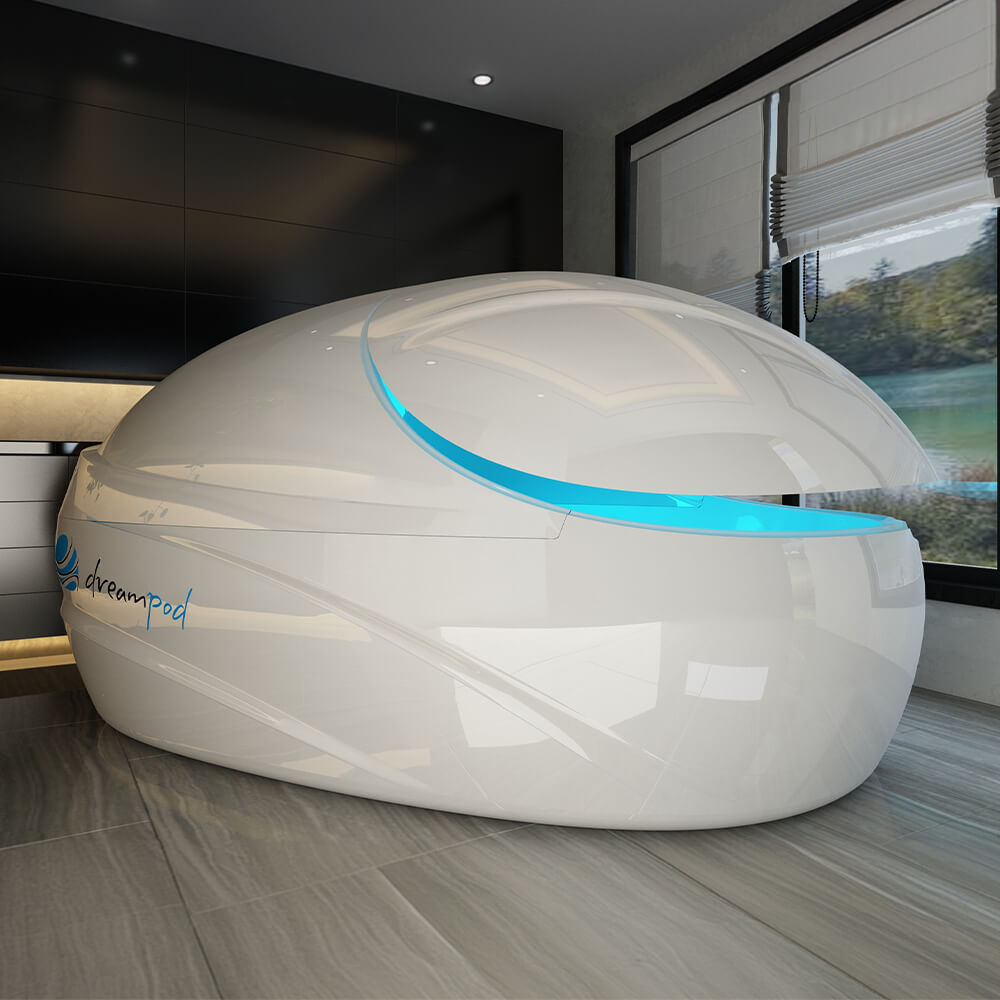 Dreampod Vmax Flotation Pod | Largest Commercial & Home Pod | Couples Float | Fiberglass | TCP/IP Control | Epsom Salt Options