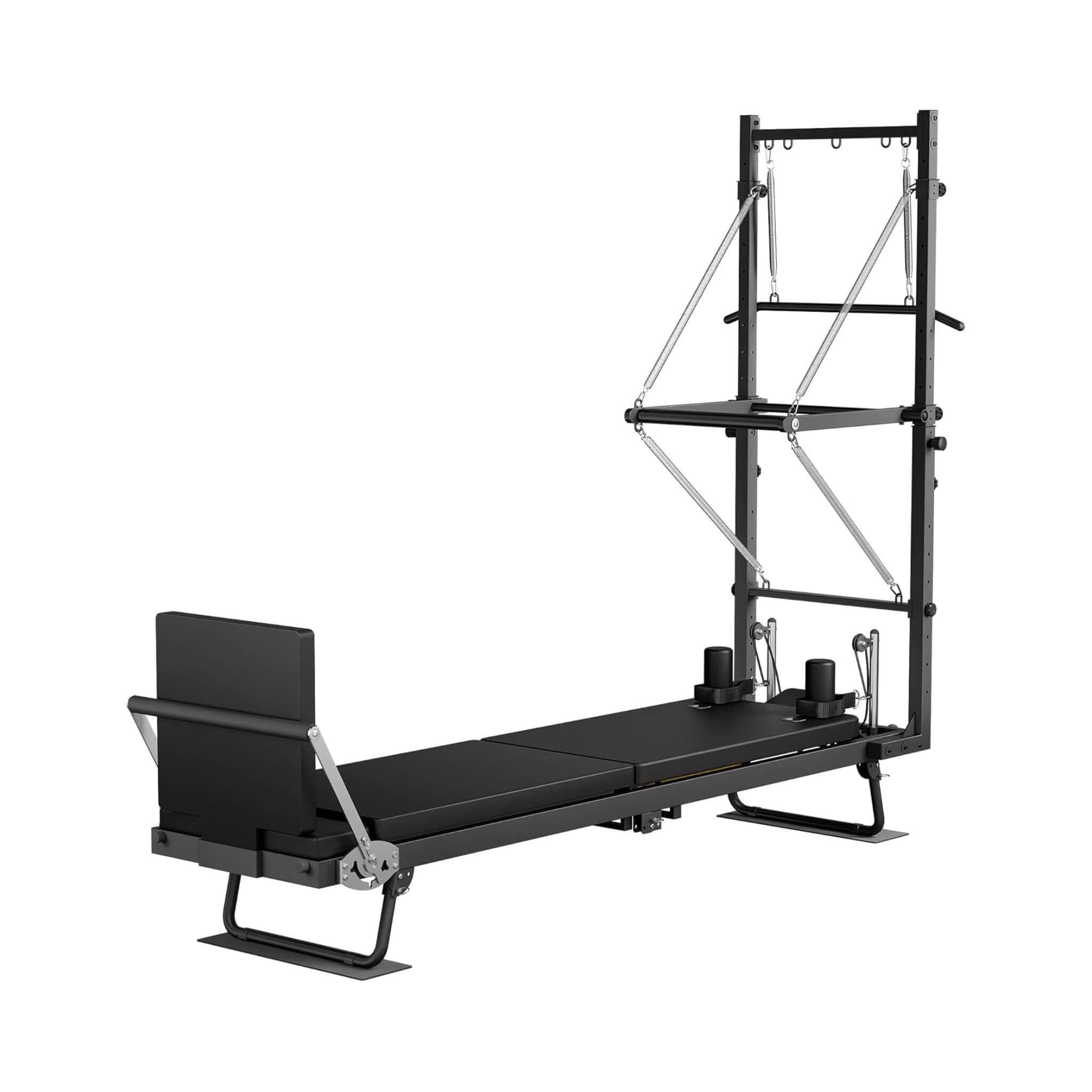 Core Pilates Foldable Dual Resistance Pilates Reformer Machine with Tower