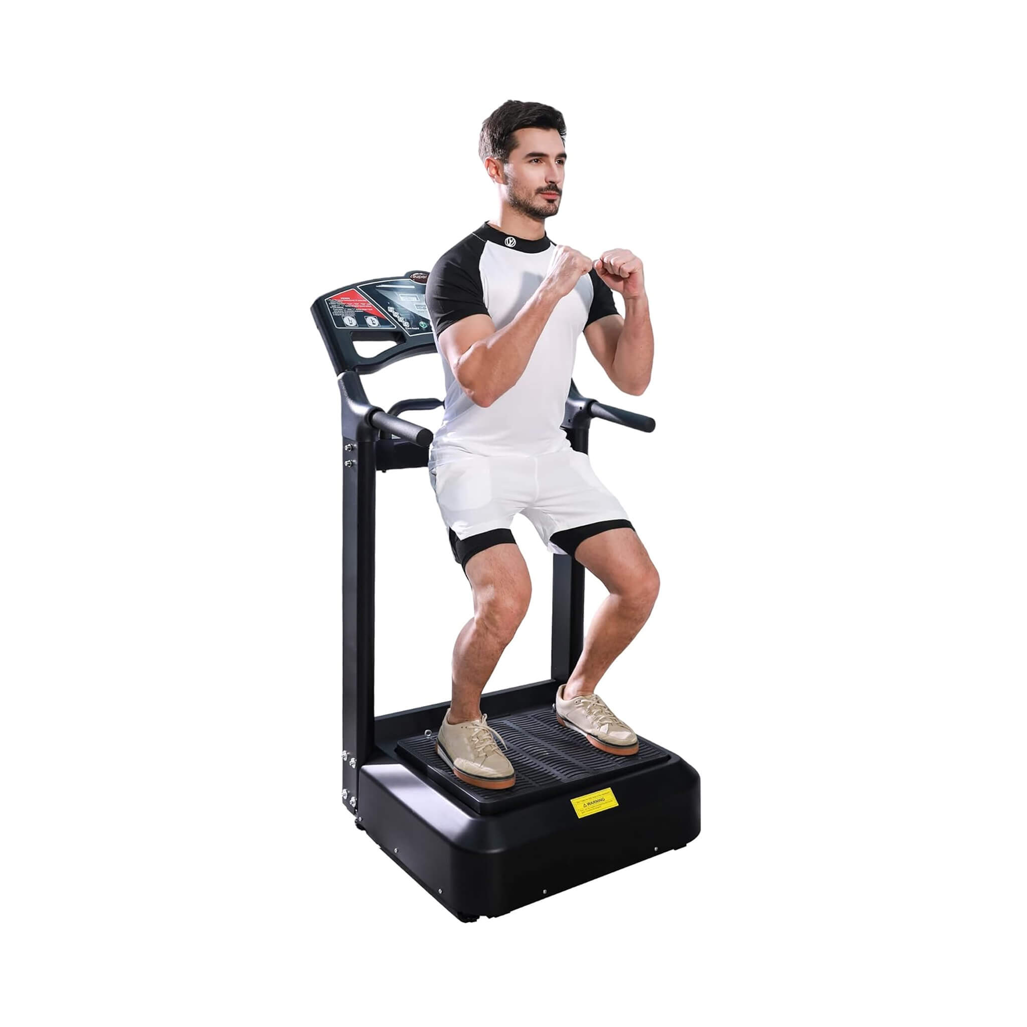 Rovix Whole Body Vibration Plate – 400 lb Capacity with Resistance Bands