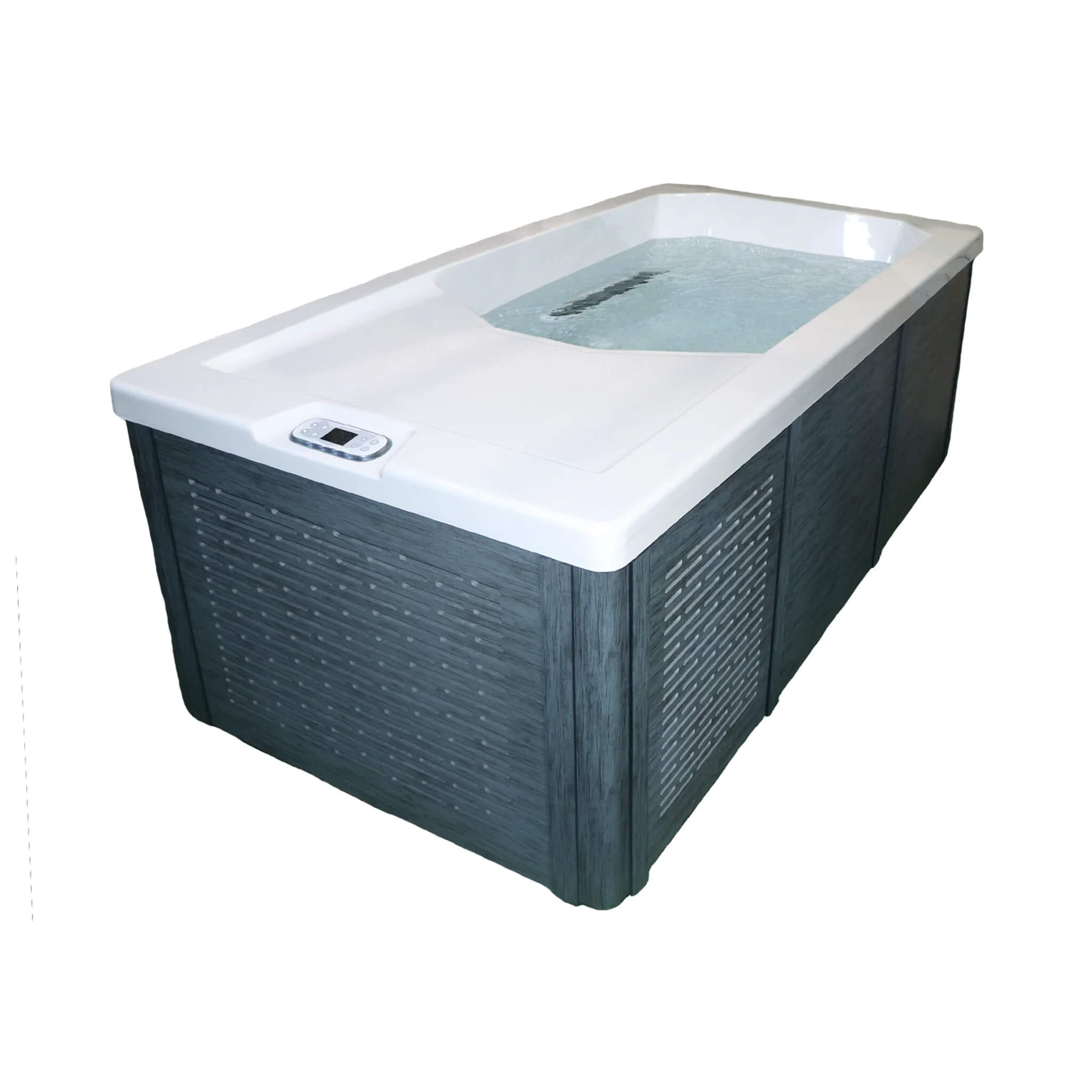 CSC 1000 Premium Cold Plunge Spa Tub | Built-In Ozone | CLIM8ZONE II Heat Pump | Multi-Color Lighting | Locking Cover