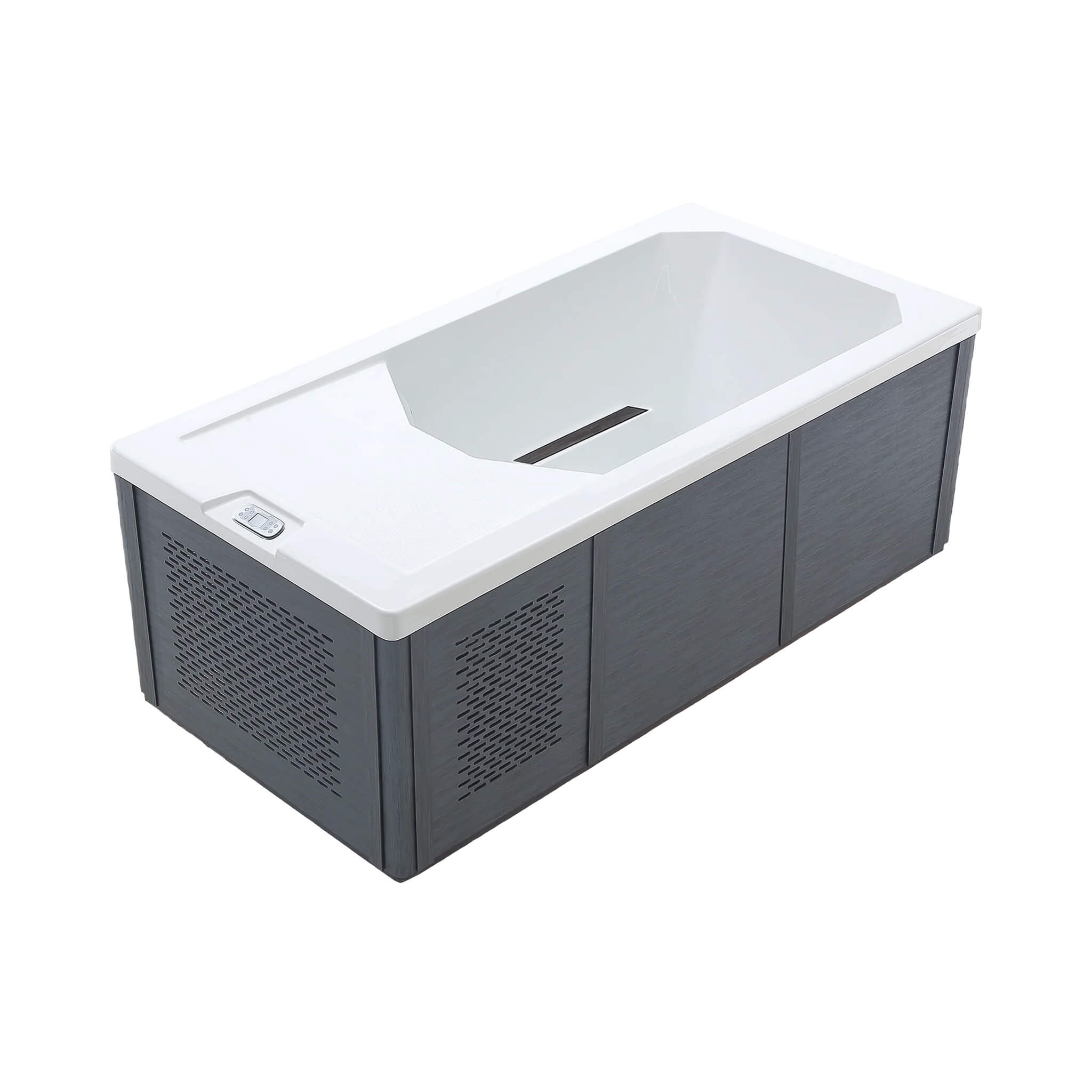 CSC 1000 Premium Cold Plunge Spa Tub | Built-In Ozone | CLIM8ZONE II Heat Pump | Multi-Color Lighting | Locking Cover