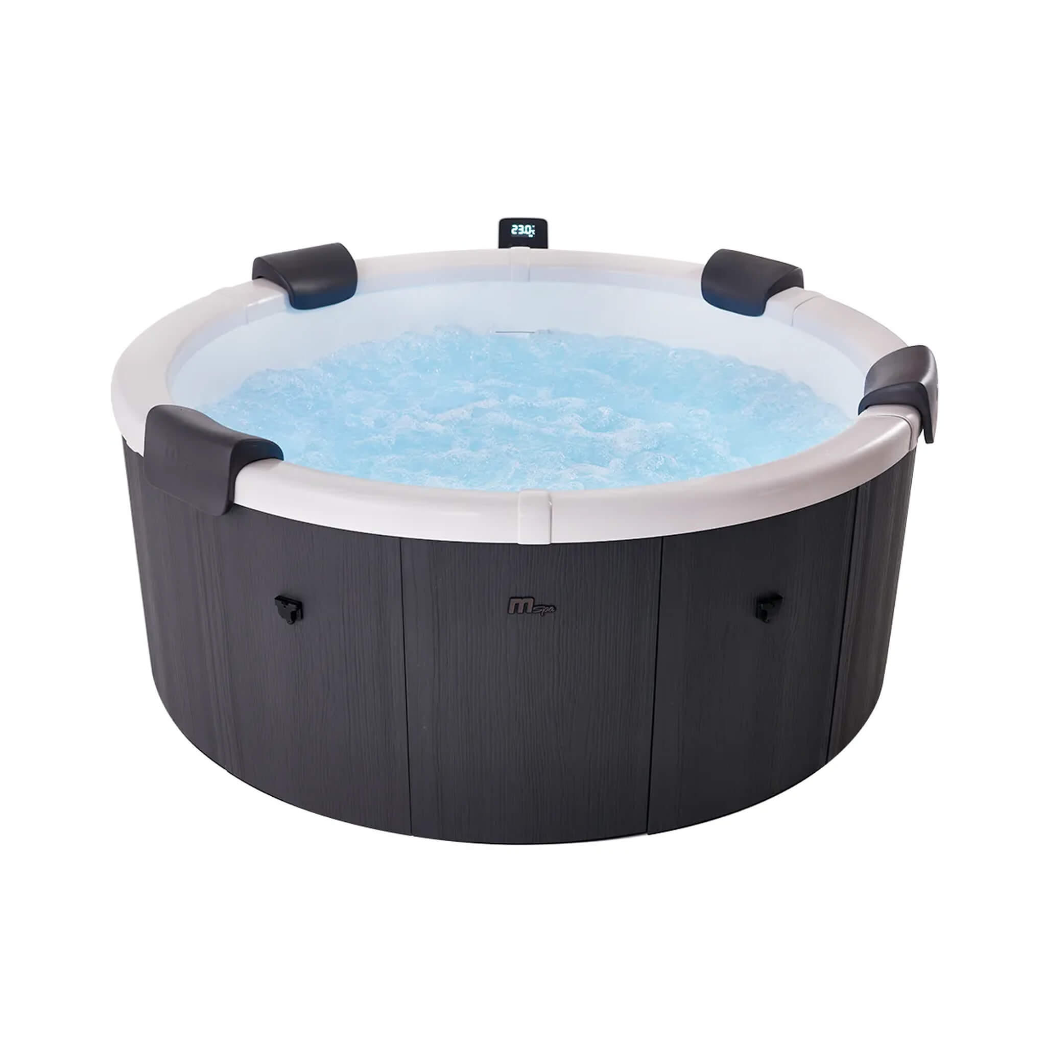 MSpa Denver Frame Series 6-Person Inflatable Round Hot Tub with Hydro Massage (F-DO066W)