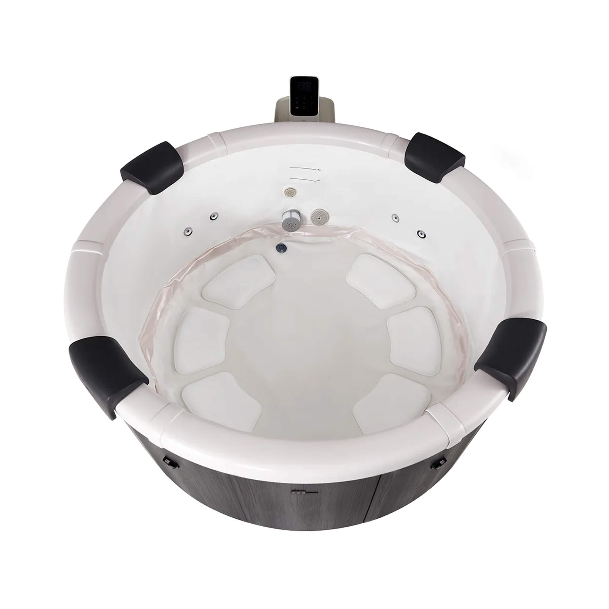 MSpa Denver Frame Series 6-Person Inflatable Round Hot Tub with Hydro Massage (F-DO066W)
