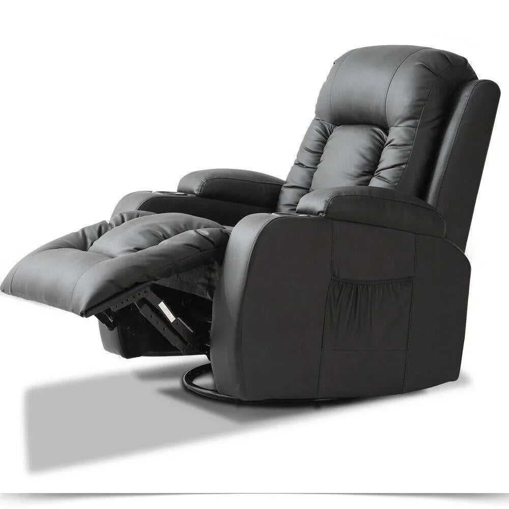 Levede Zero Gravity Massage Recliner Chair – Full Body Heat, Swivel &amp; Rocking Recliner