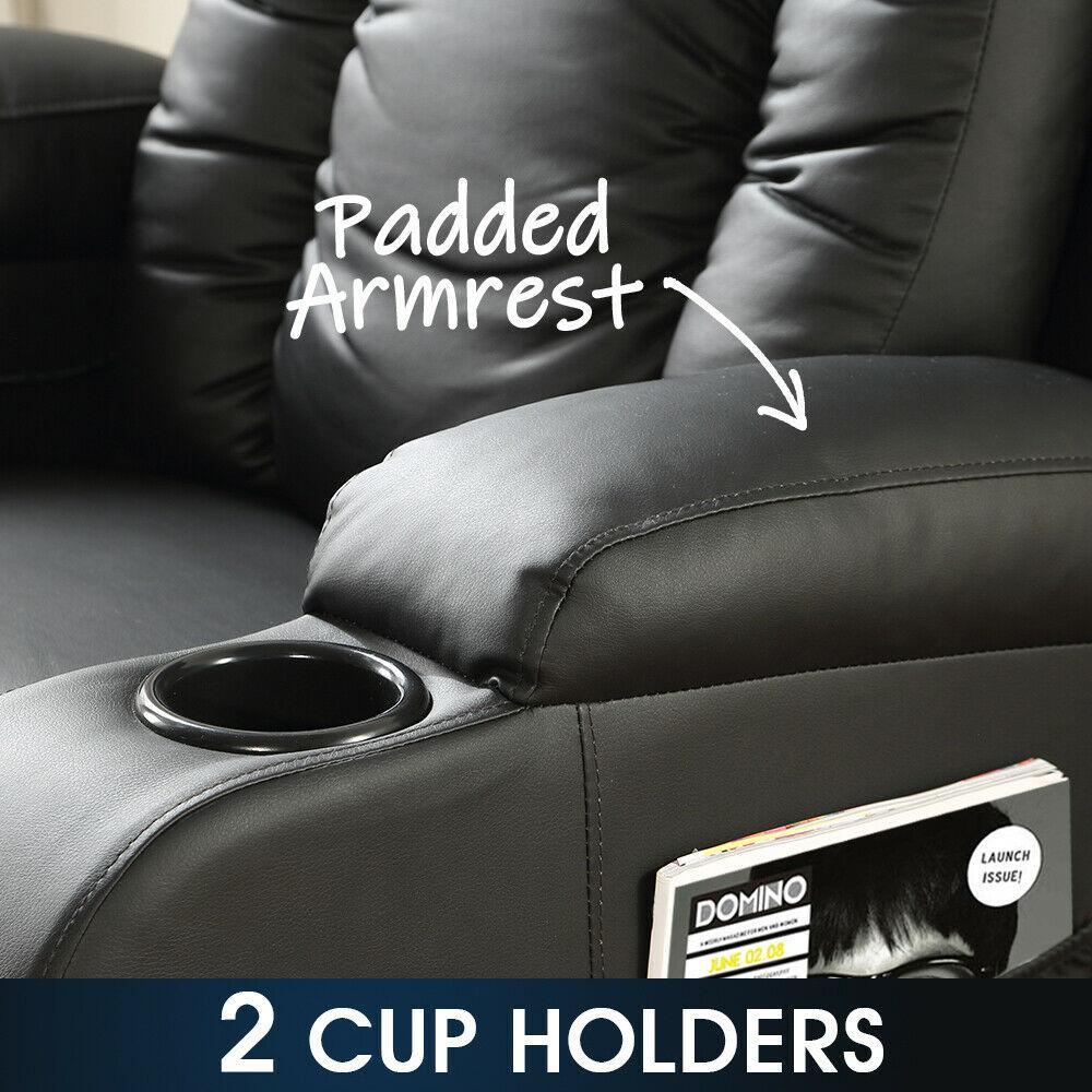 Levede Zero Gravity Massage Recliner Chair – Full Body Heat, Swivel &amp; Rocking Recliner